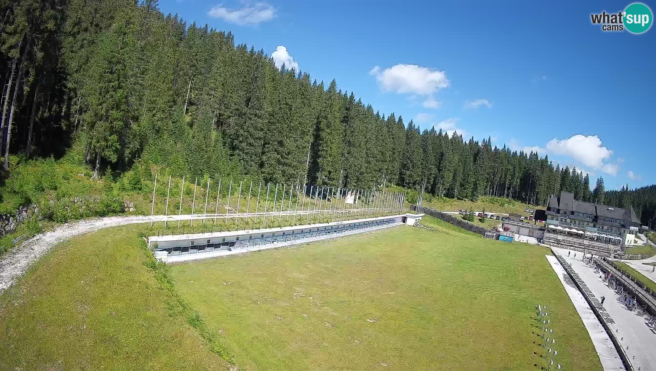 Spletna kamera Pokljuka – Biatlonski stadion Rudno Polje