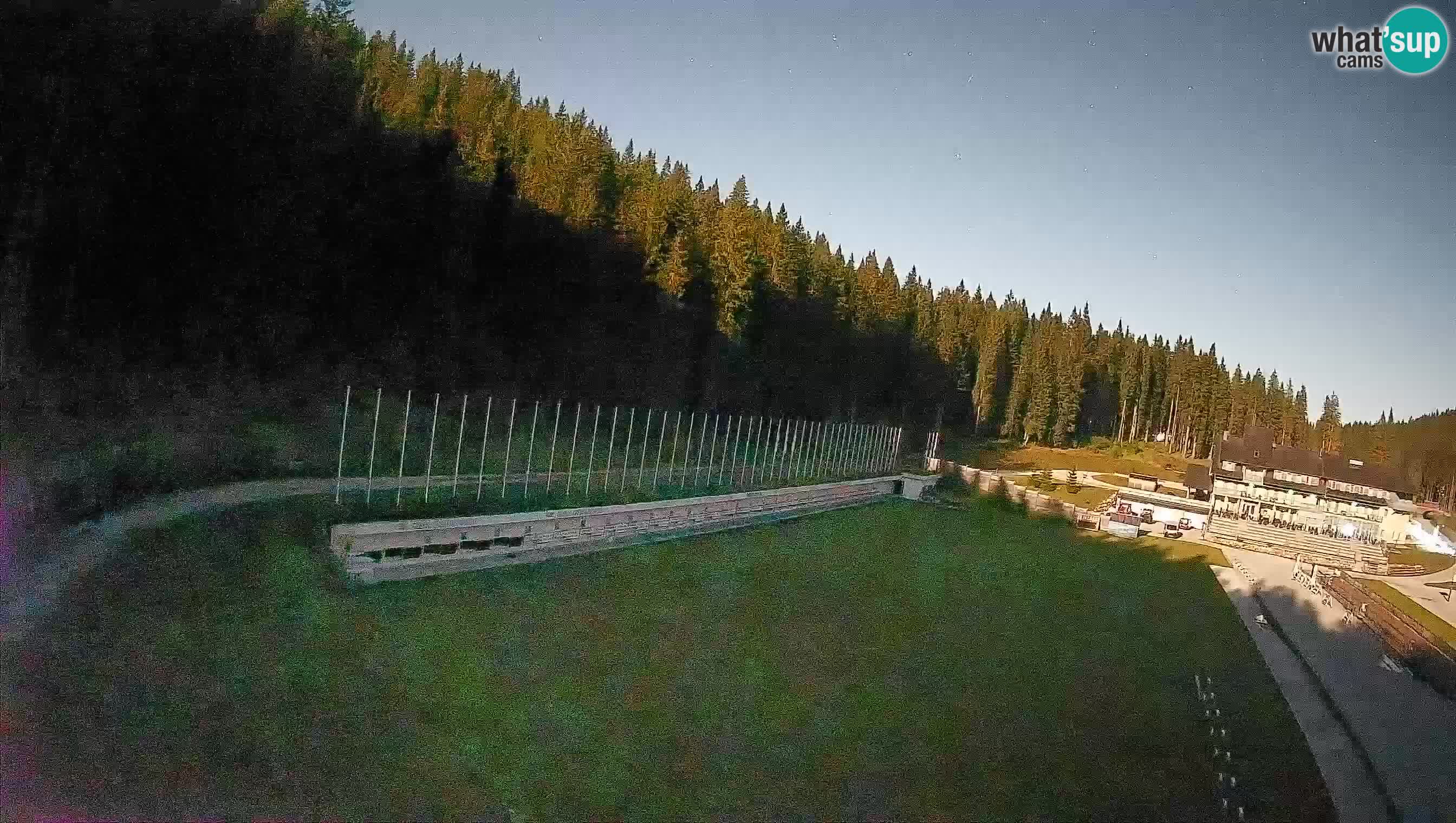 Spletna kamera Pokljuka – Biatlonski stadion Rudno Polje