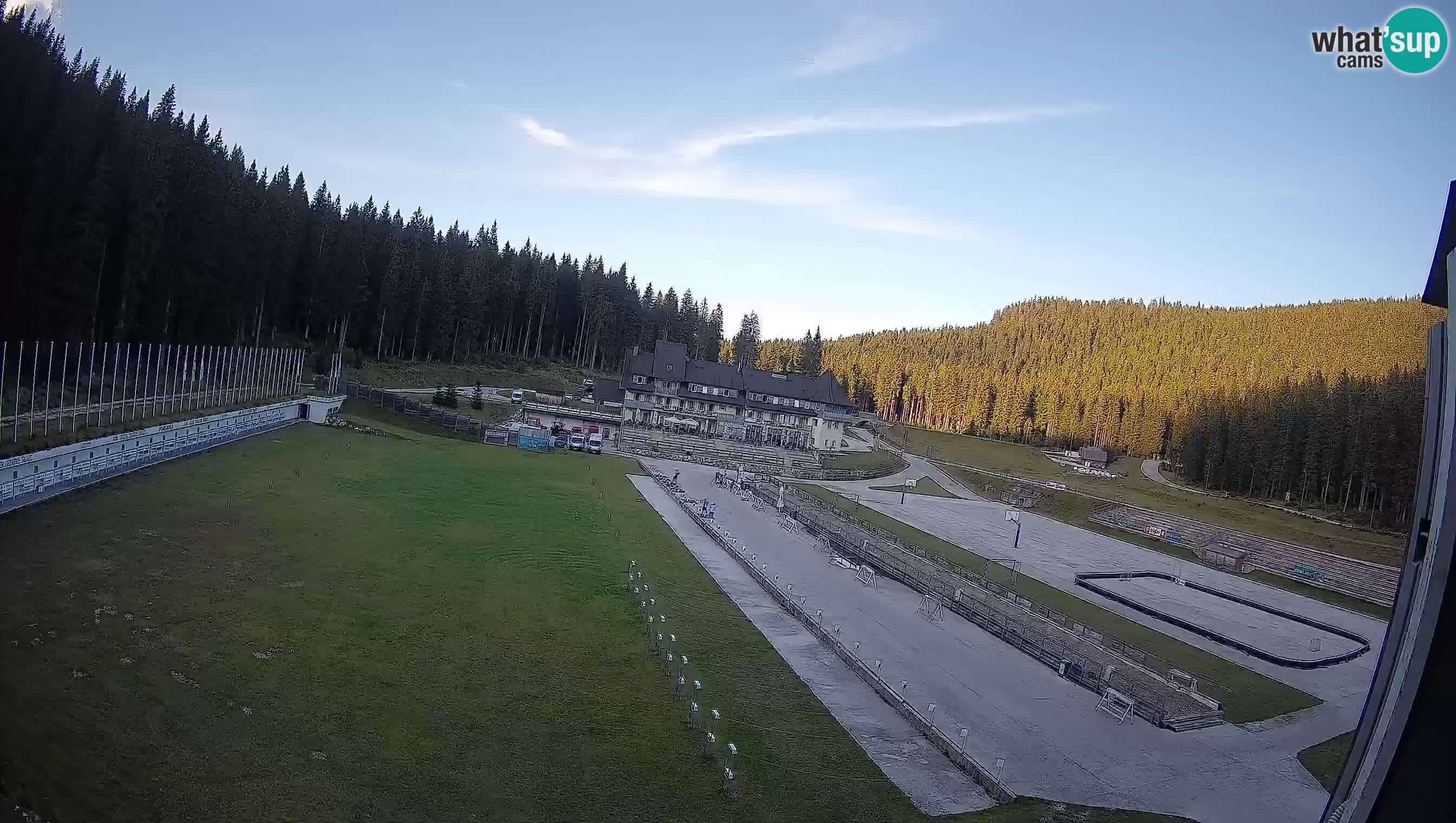 Webcam Pokljuka – Stade de biathlon de Rudno Polje