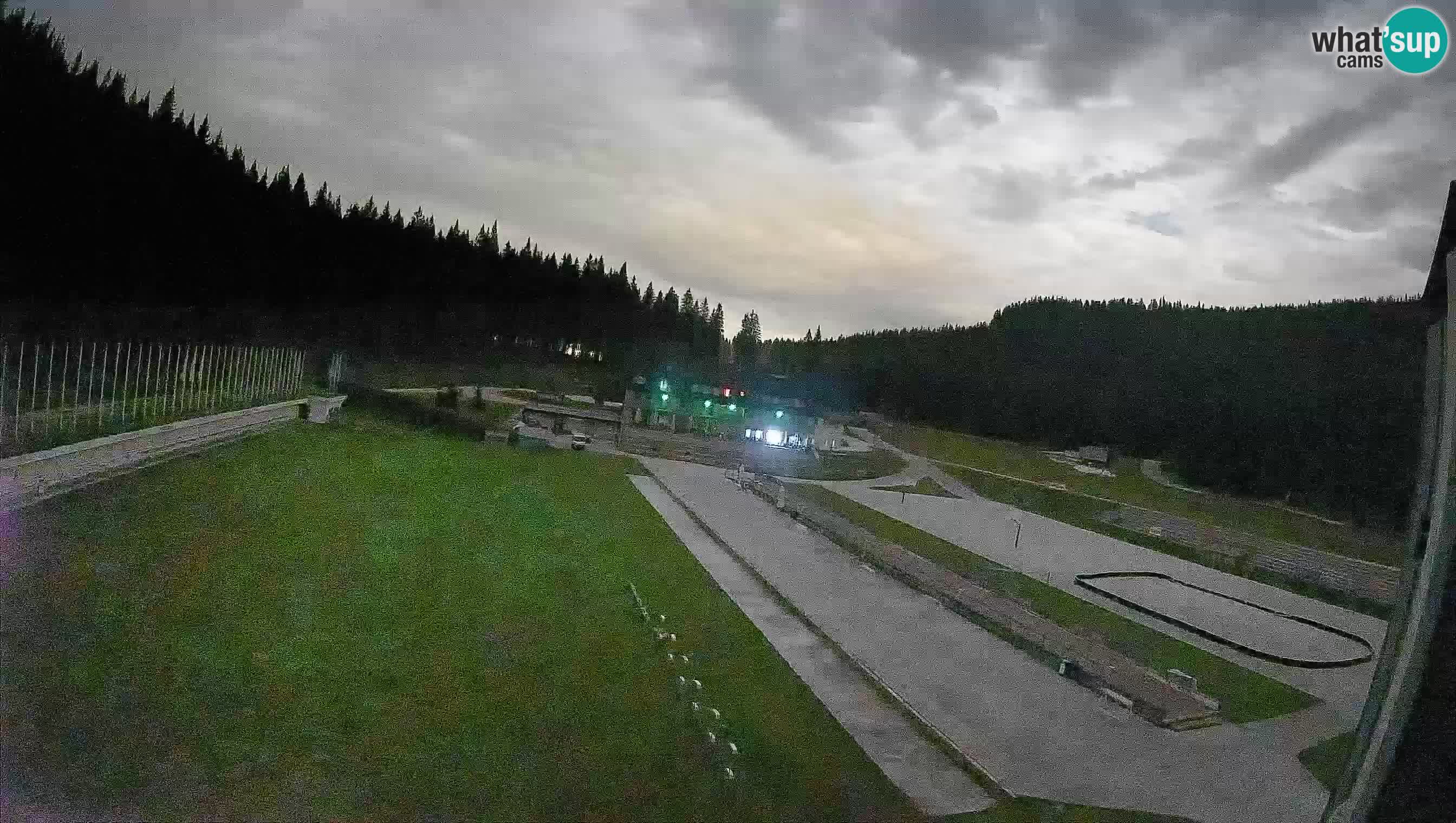 Spletna kamera Pokljuka – Biatlonski stadion Rudno Polje