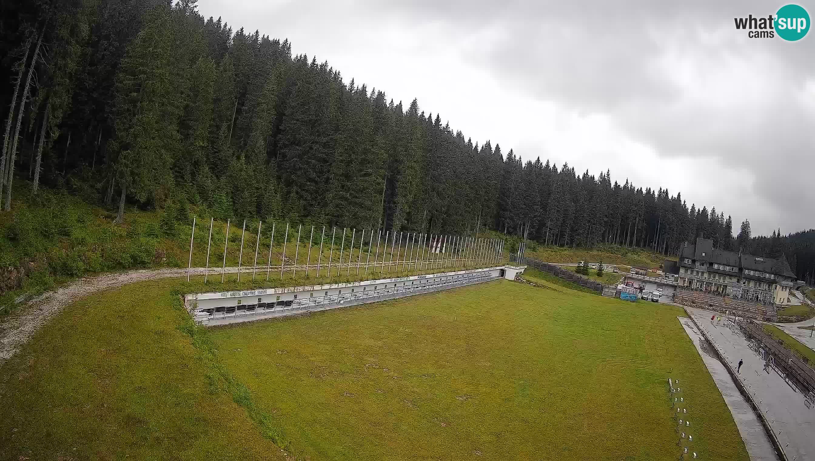 Webcam Pokljuka – Stade de biathlon de Rudno Polje