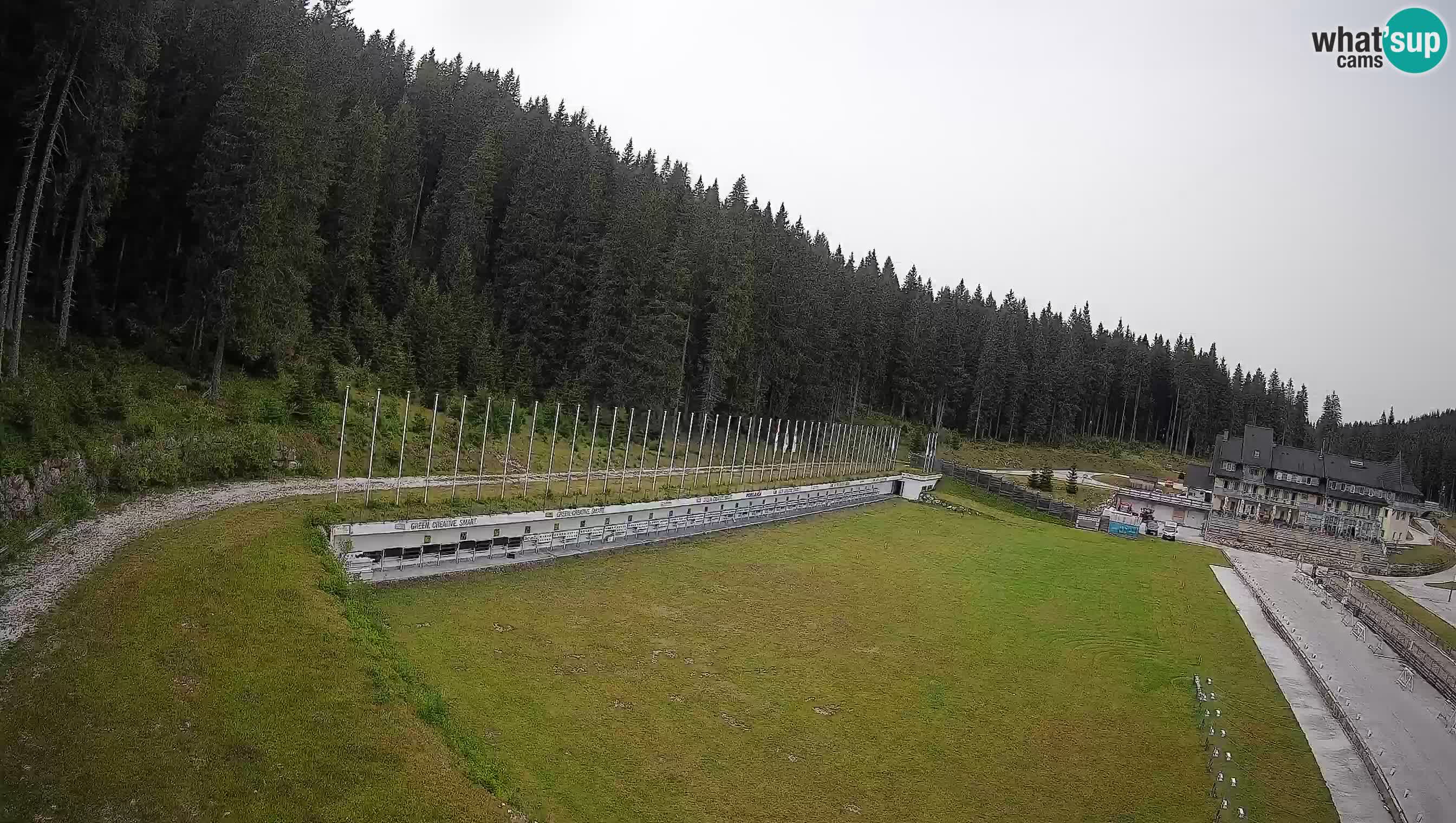 Web kamera Pokljuka – Biatlonski stadion Rudno Polje