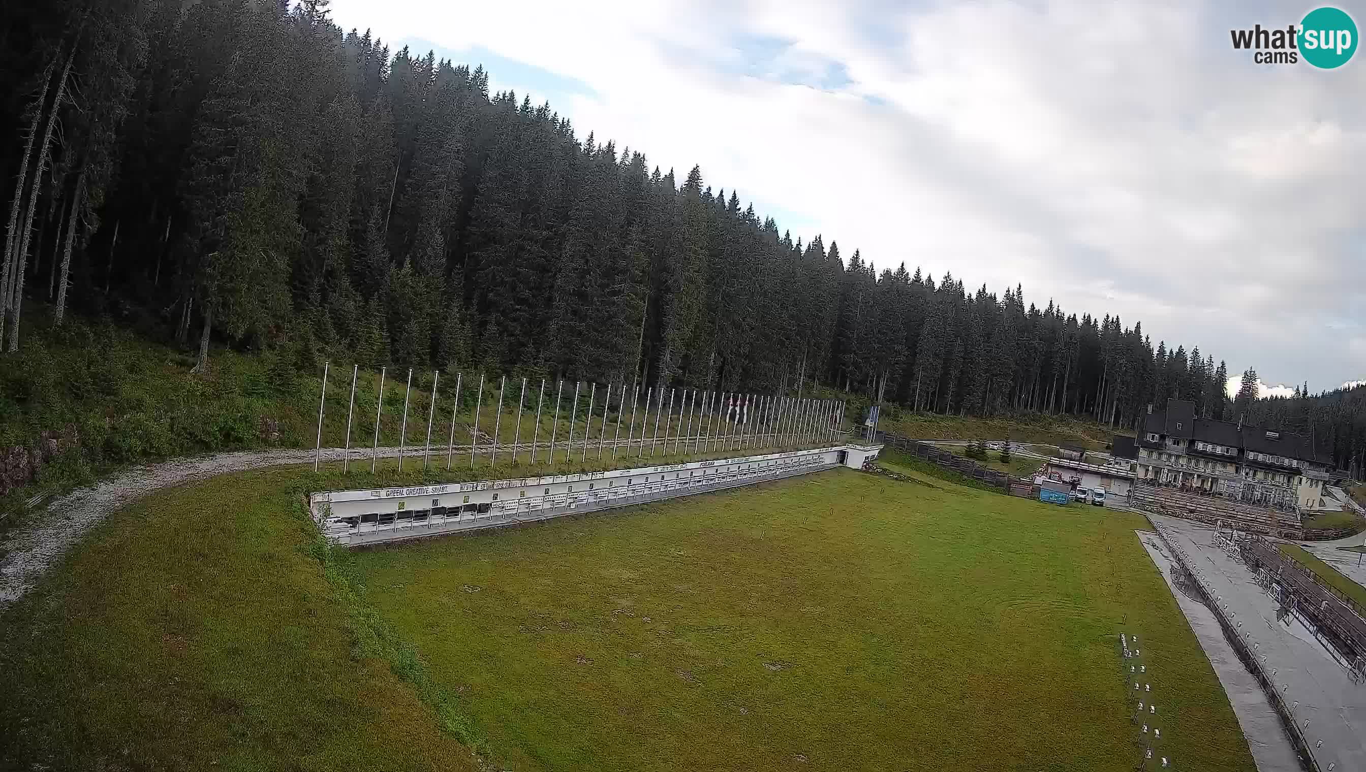 Webcam Pokljuka – Stade de biathlon de Rudno Polje