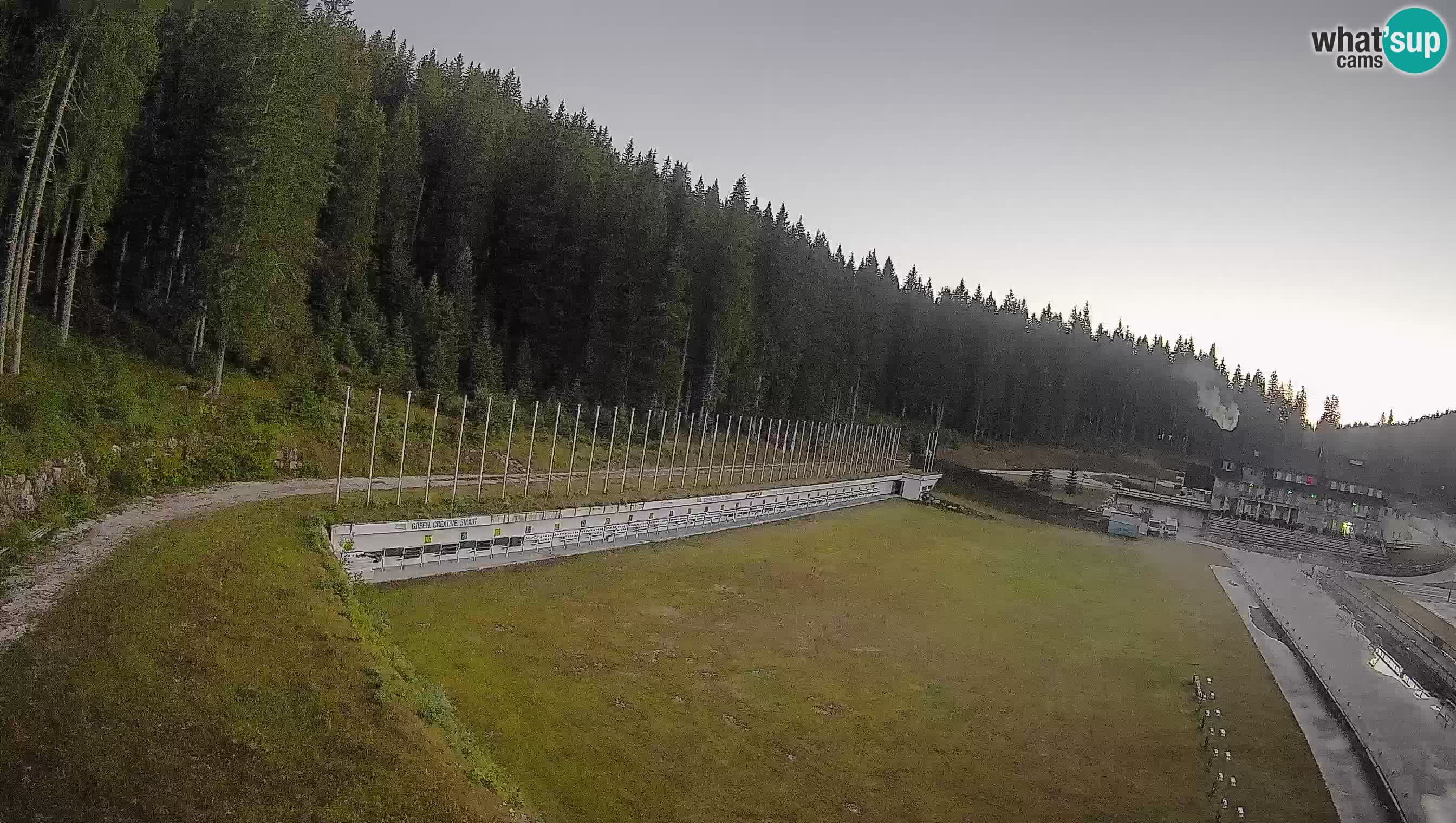 Spletna kamera Pokljuka – Biatlonski stadion Rudno Polje