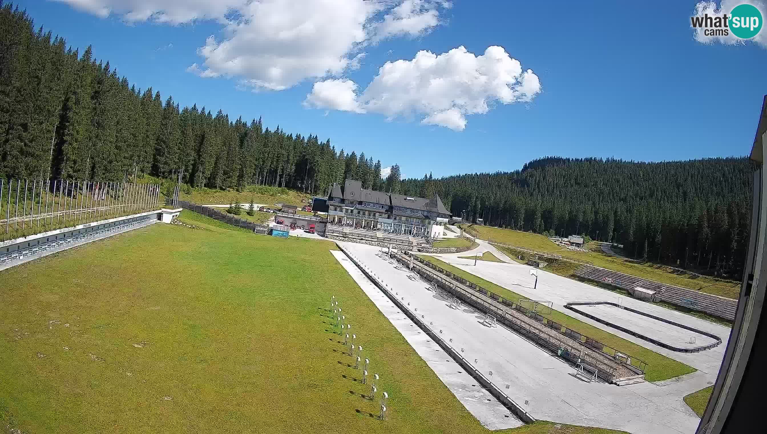 Web kamera Pokljuka – Biatlonski stadion Rudno Polje