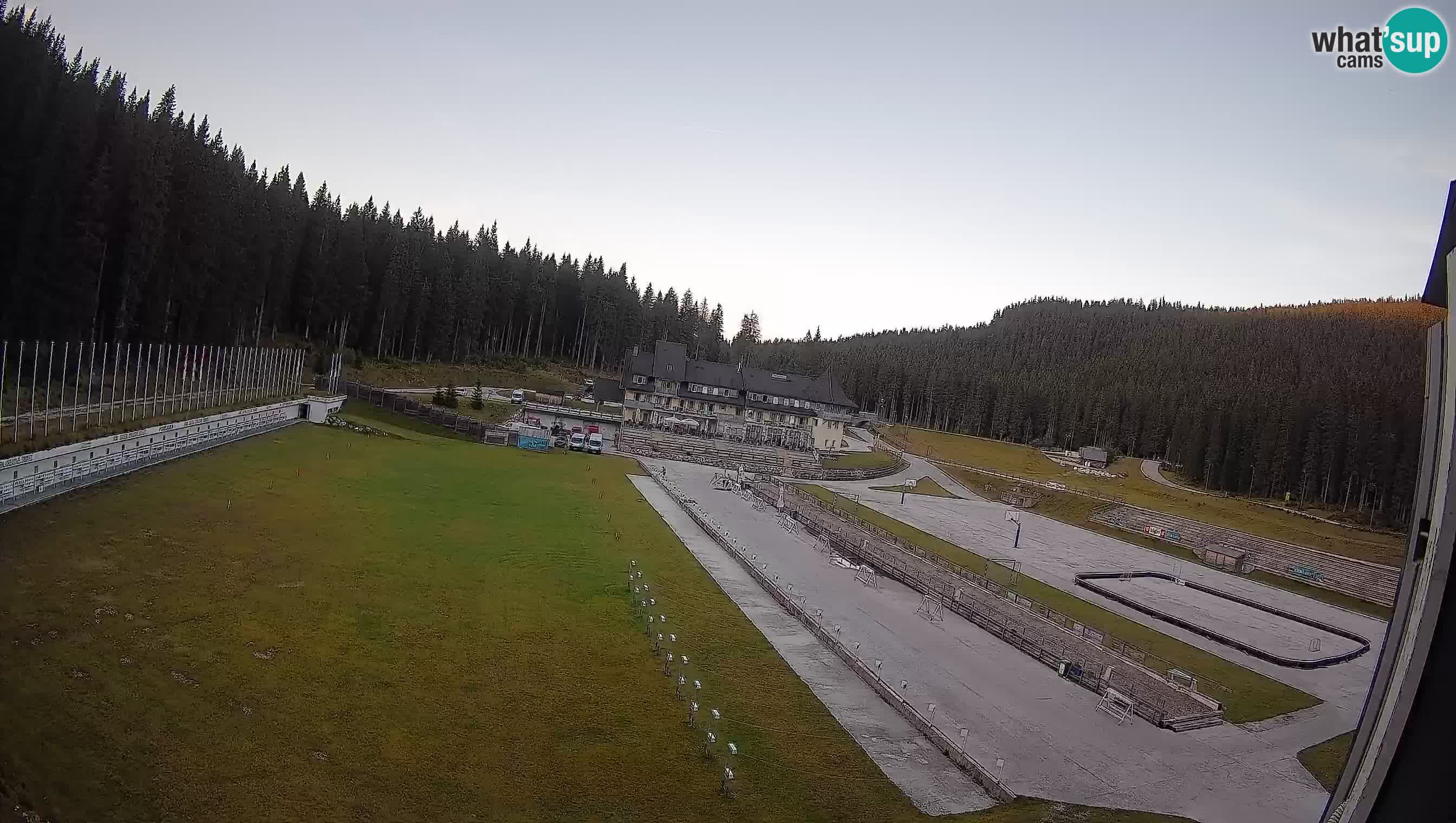 Web kamera Pokljuka – Biatlonski stadion Rudno Polje