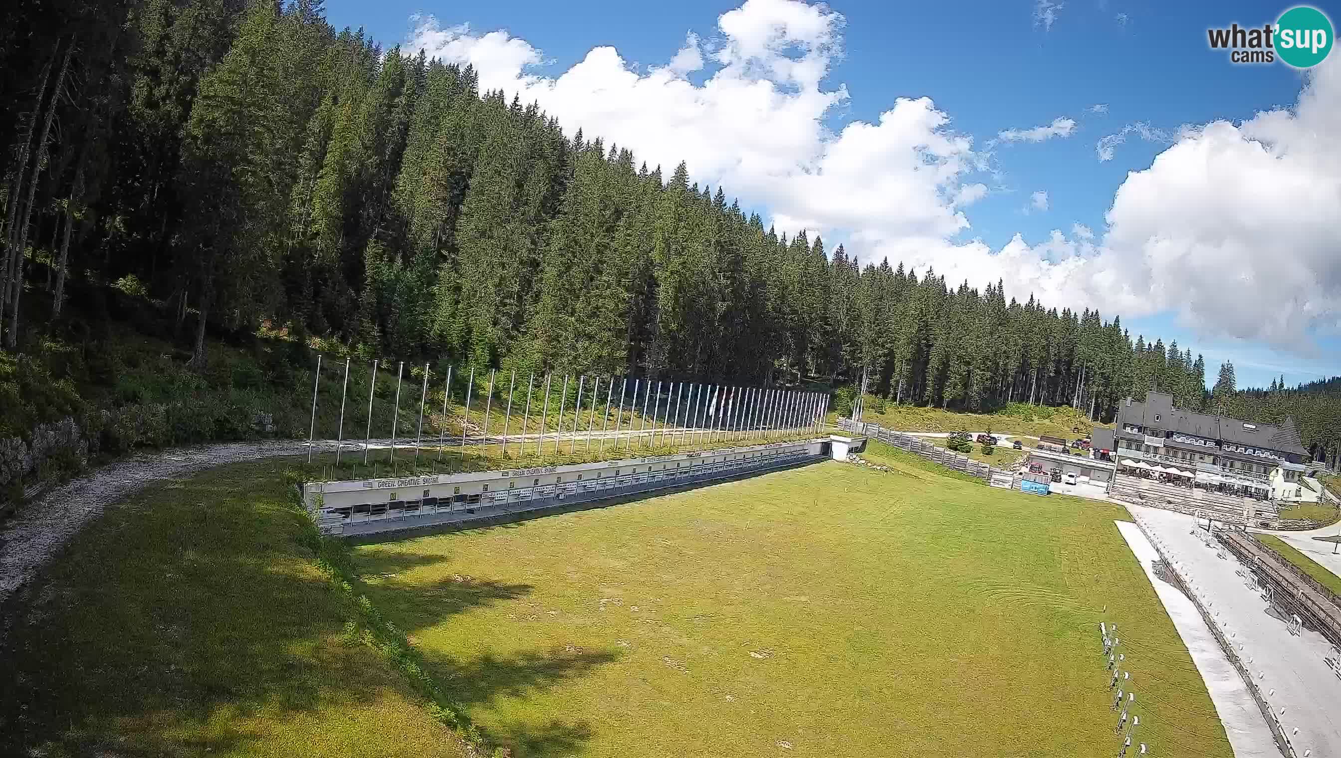 Webcam Pokljuka – Biathlon-Stadion Rudno Polje