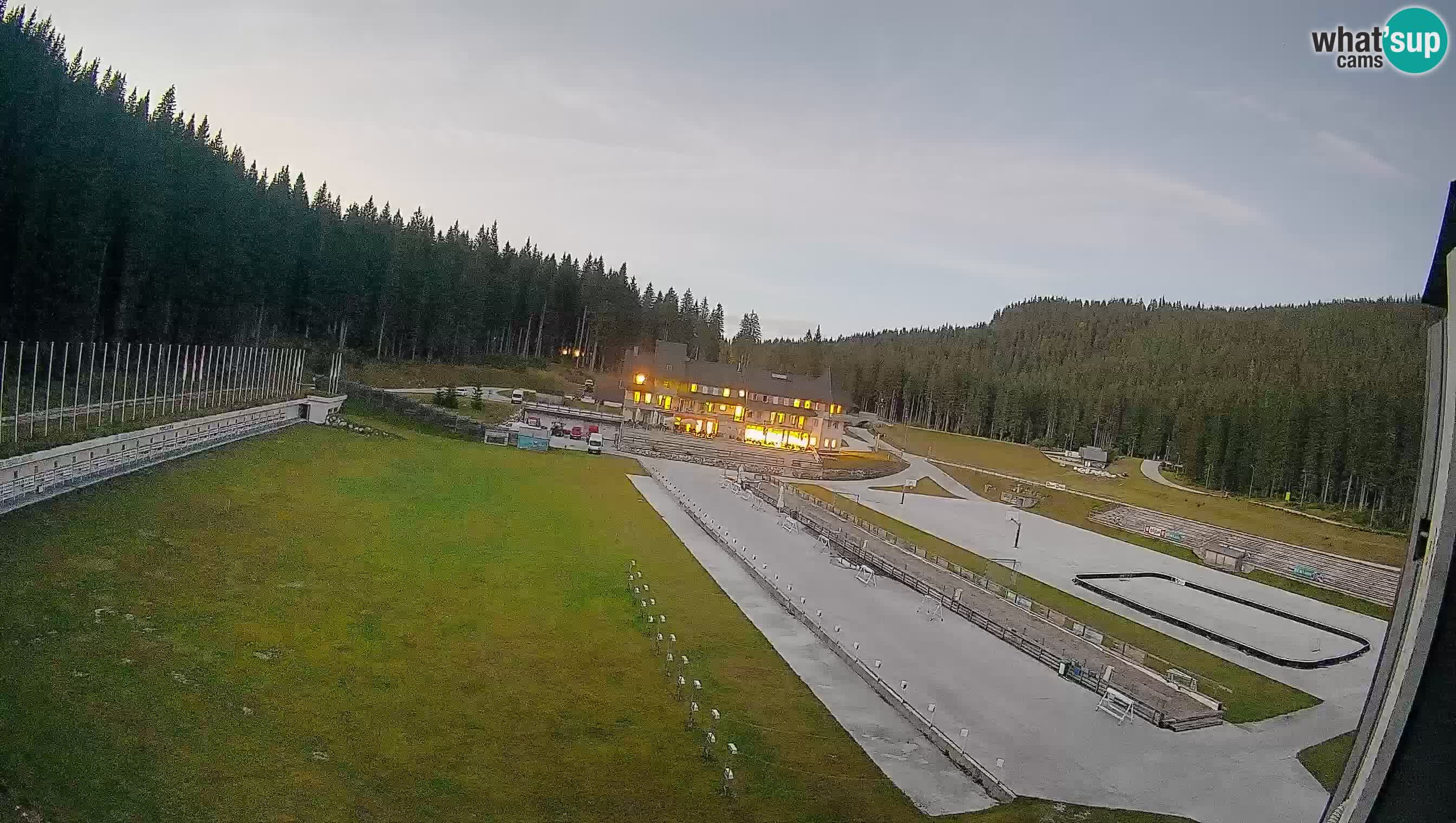 Spletna kamera Pokljuka – Biatlonski stadion Rudno Polje