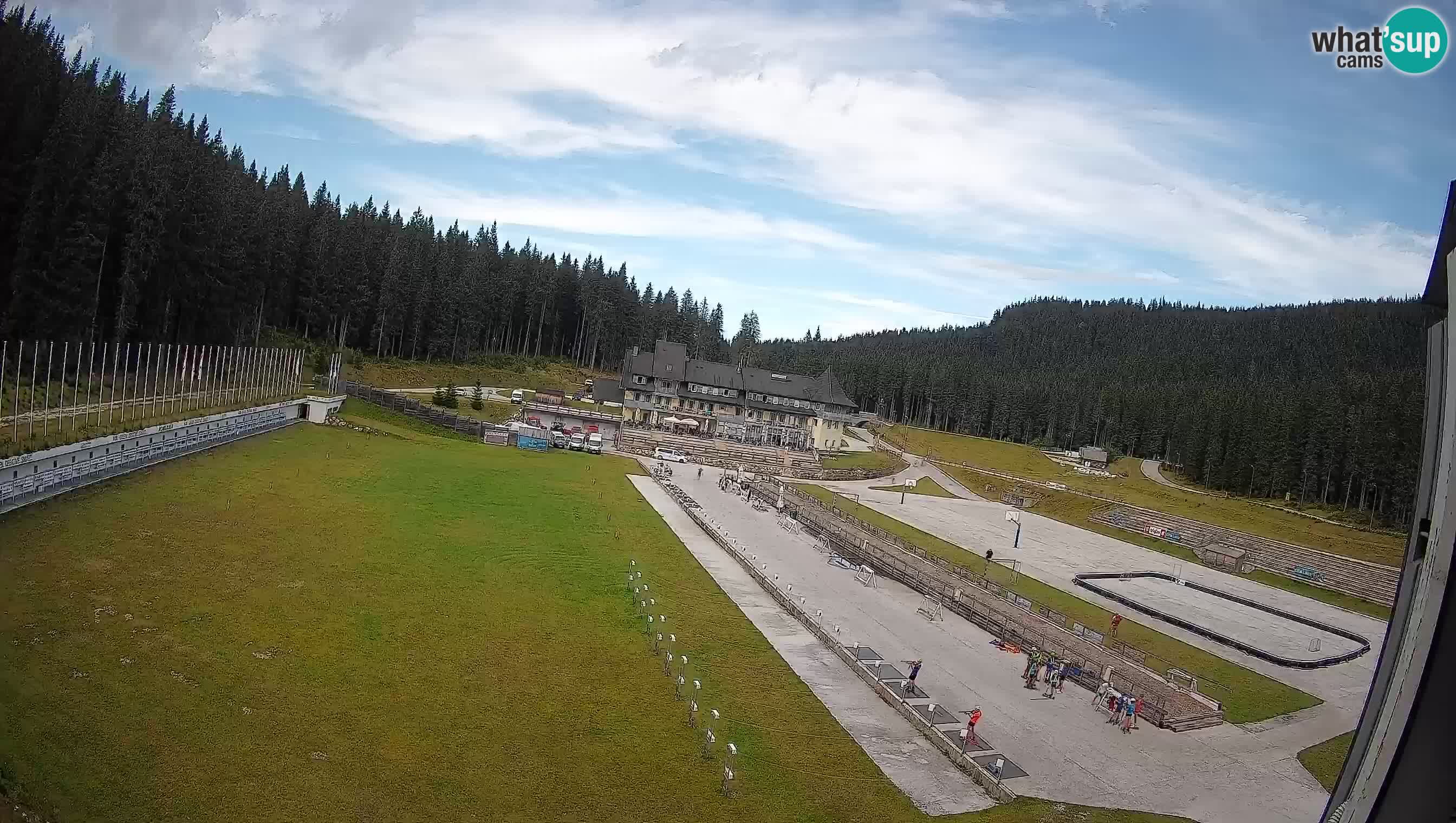 Spletna kamera Pokljuka – Biatlonski stadion Rudno Polje