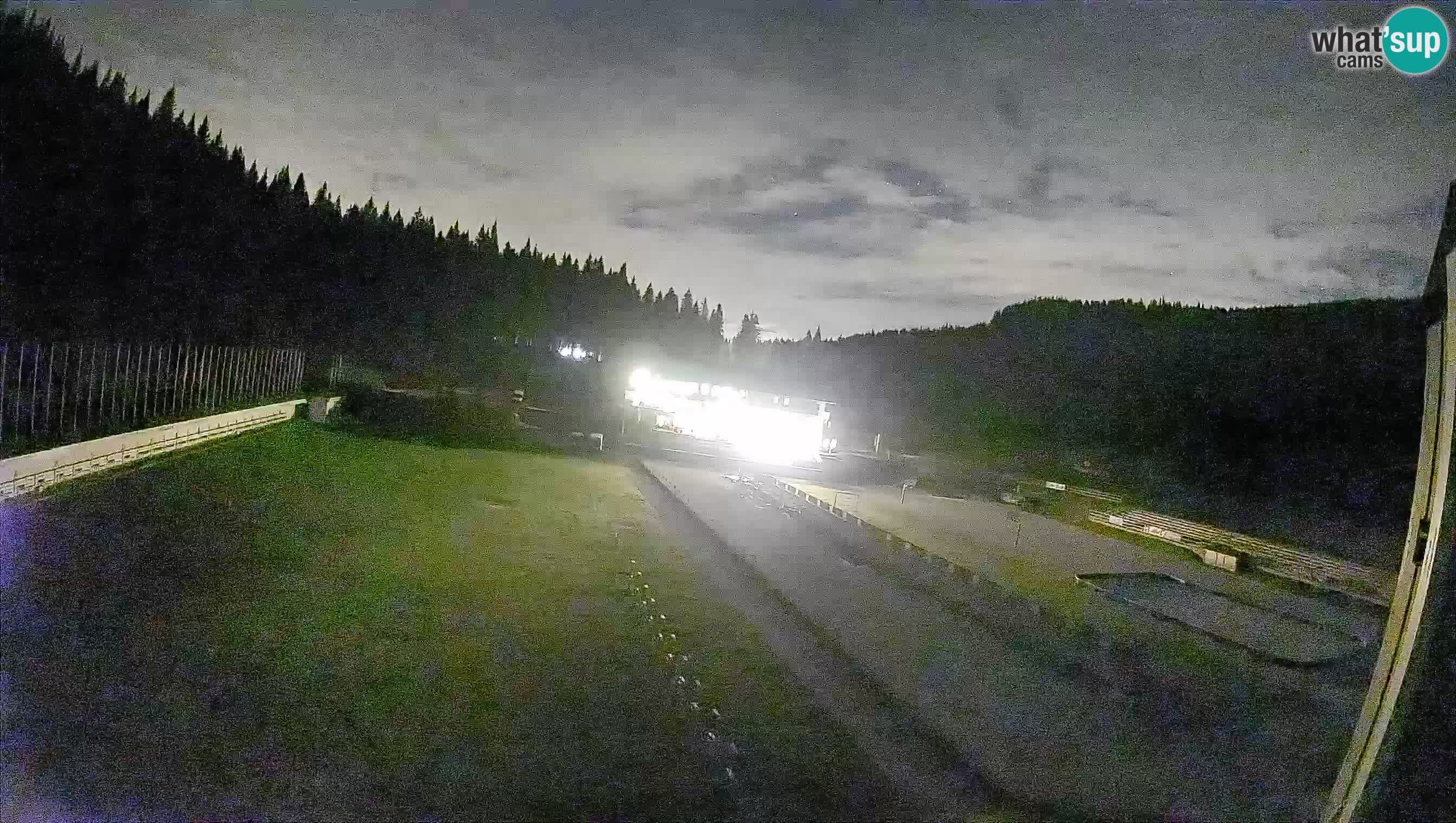 Spletna kamera Pokljuka – Biatlonski stadion Rudno Polje
