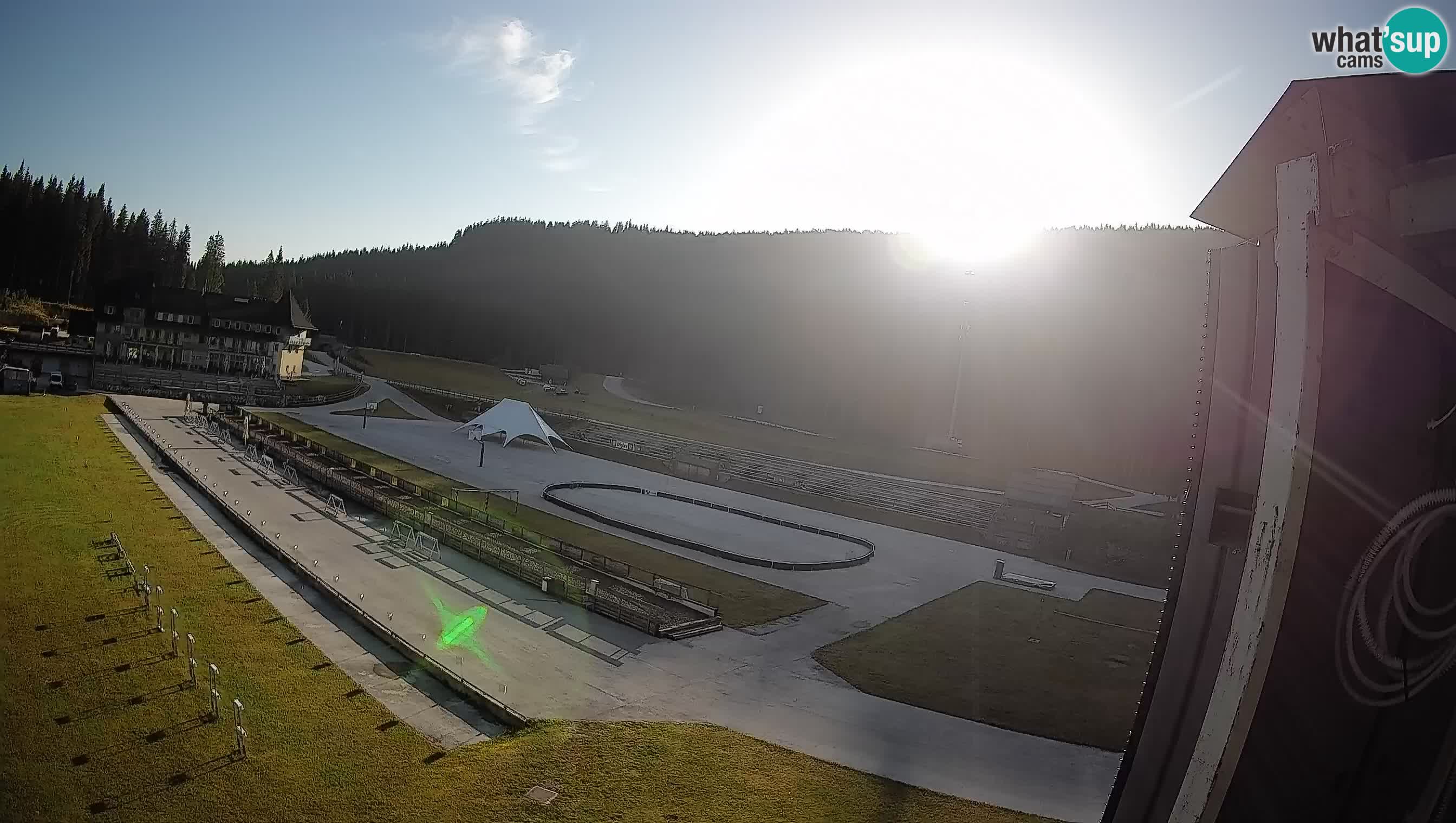 Web kamera Pokljuka – Biatlonski stadion Rudno Polje