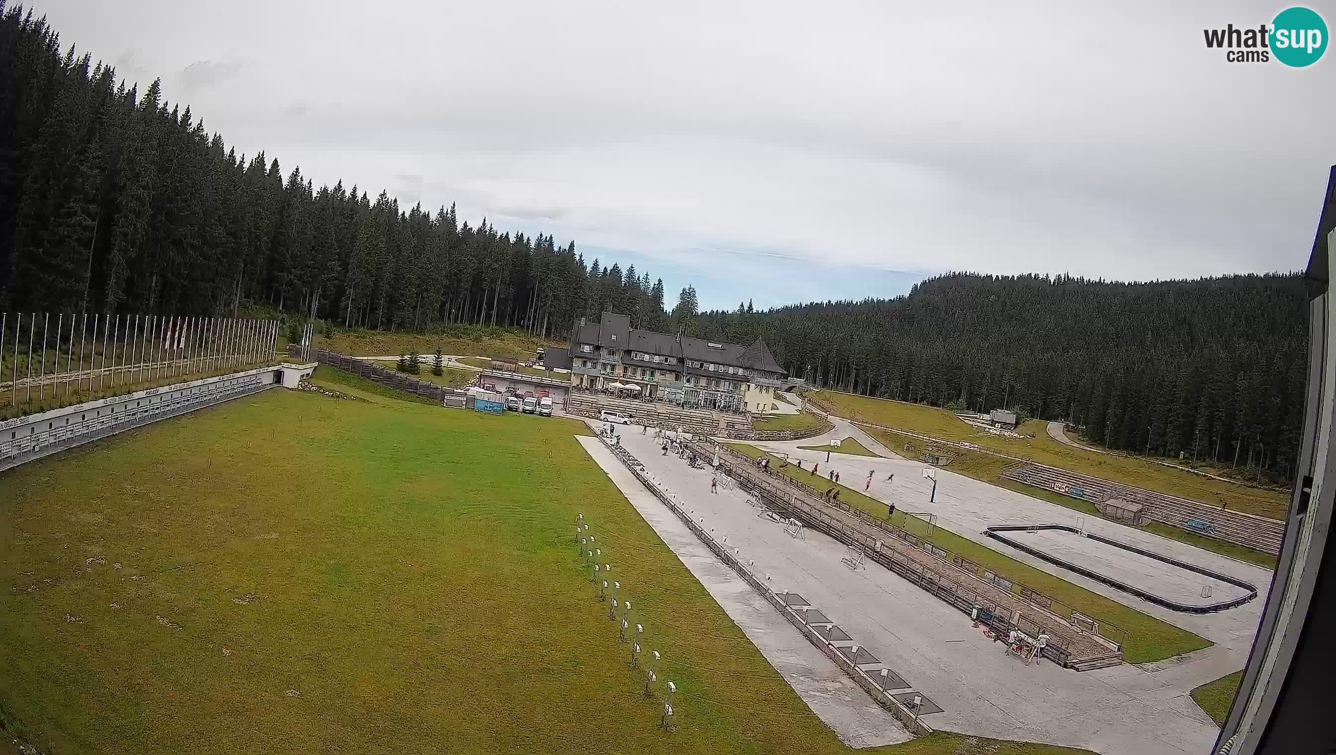 Spletna kamera Pokljuka – Biatlonski stadion Rudno Polje