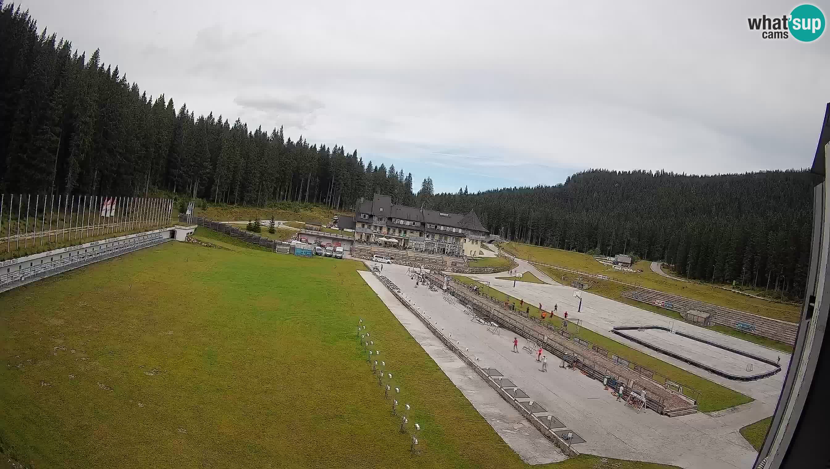Spletna kamera Pokljuka – Biatlonski stadion Rudno Polje