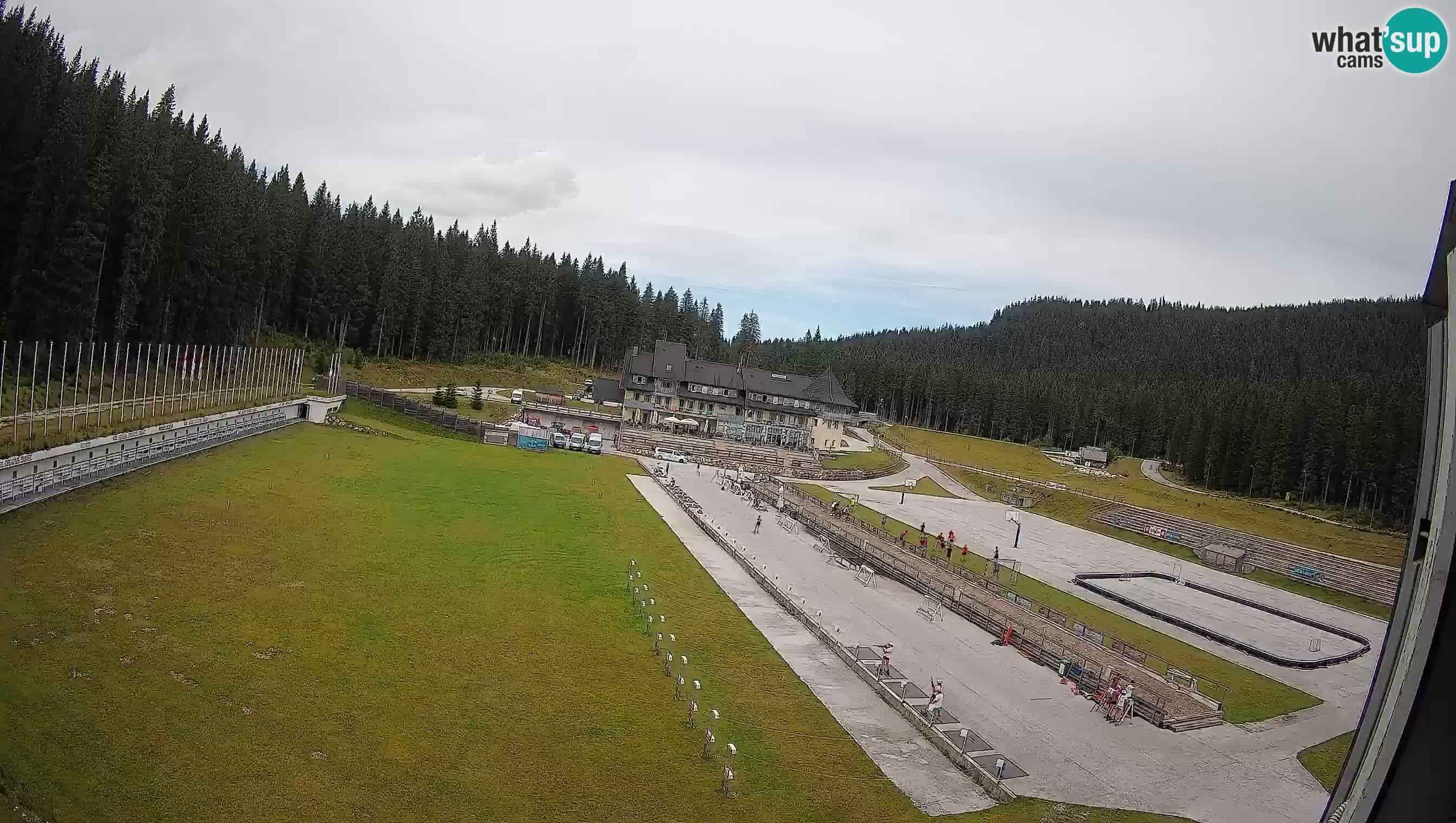 Web kamera Pokljuka – Biatlonski stadion Rudno Polje
