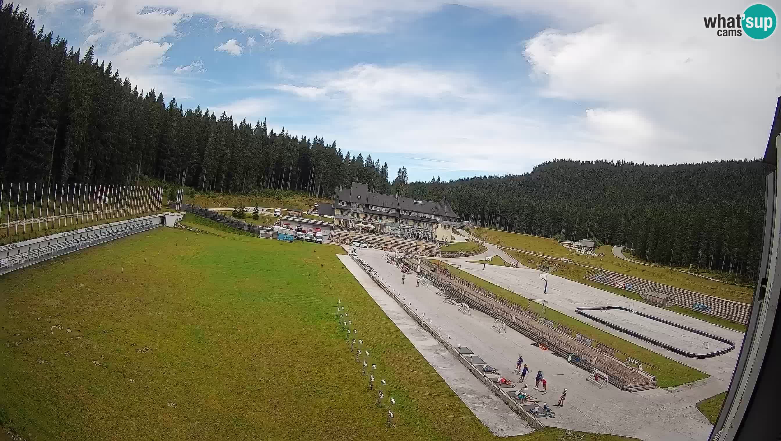 Web kamera Pokljuka – Biatlonski stadion Rudno Polje