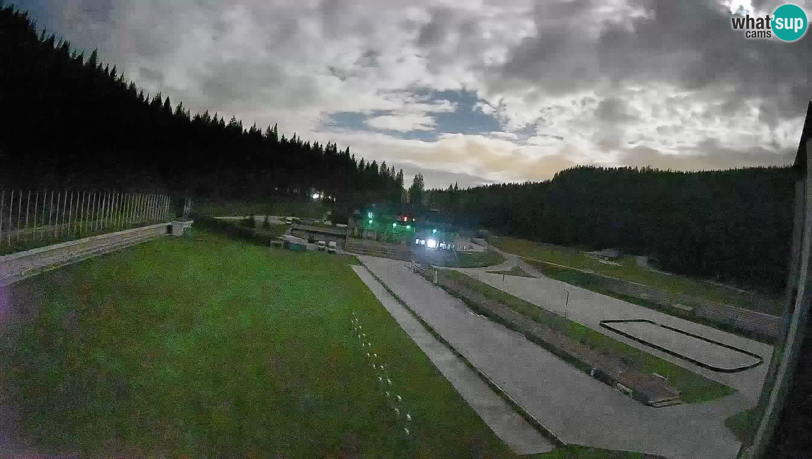Spletna kamera Pokljuka – Biatlonski stadion Rudno Polje