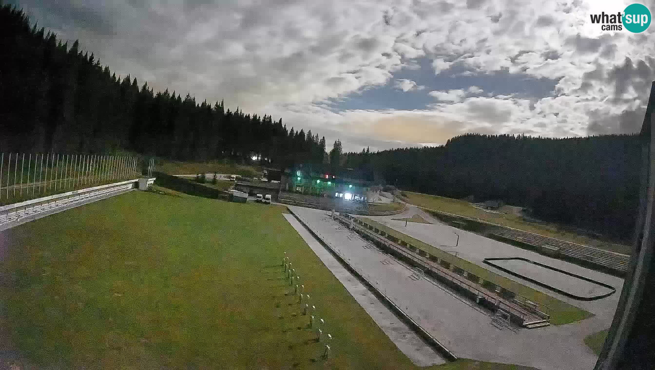 Webcam Pokljuka – Stade de biathlon de Rudno Polje