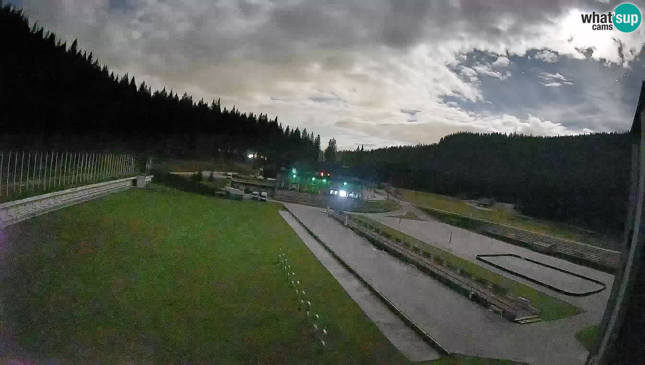 Spletna kamera Pokljuka – Biatlonski stadion Rudno Polje