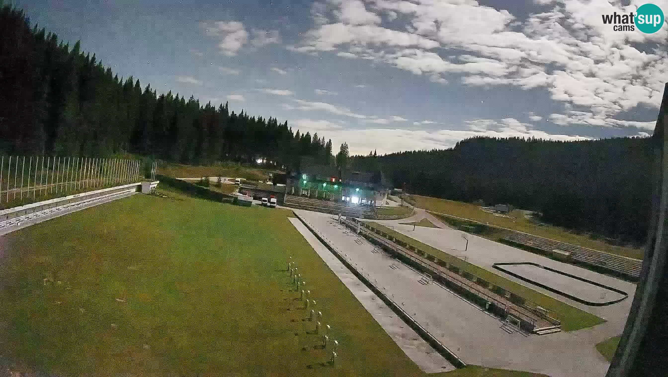 Spletna kamera Pokljuka – Biatlonski stadion Rudno Polje