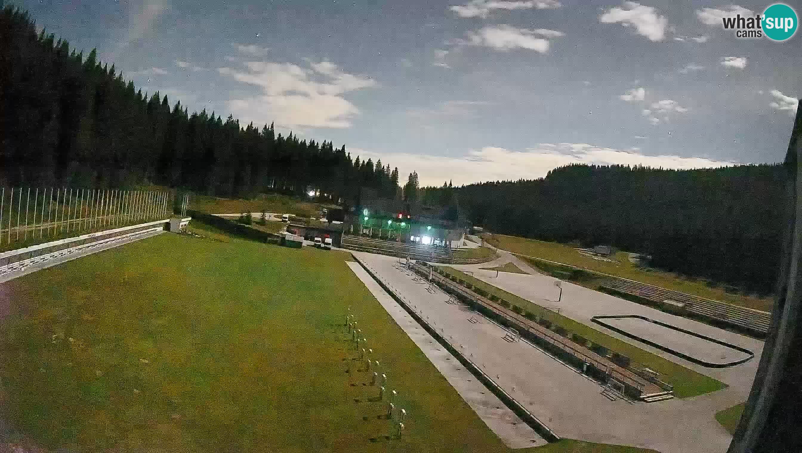 Spletna kamera Pokljuka – Biatlonski stadion Rudno Polje