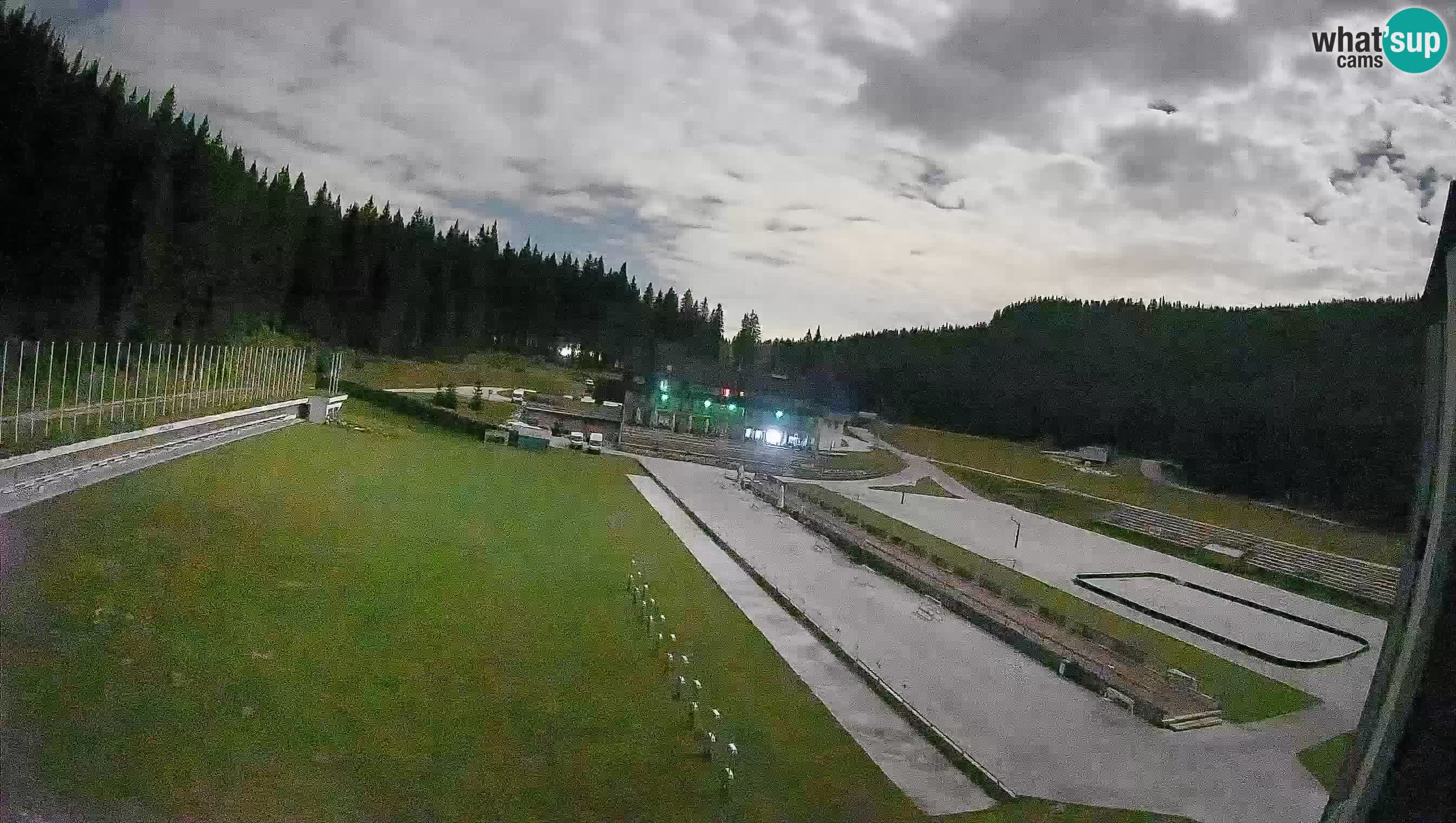 Spletna kamera Pokljuka – Biatlonski stadion Rudno Polje