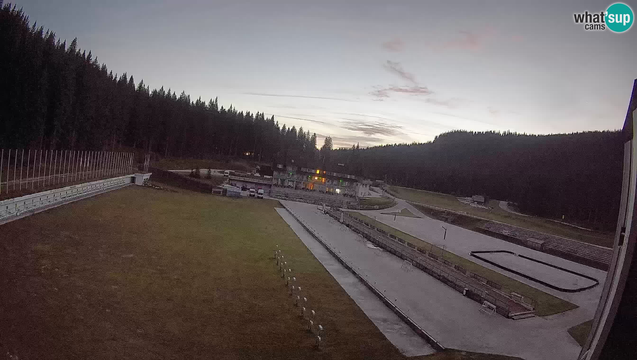 Webcam Pokljuka – Stade de biathlon de Rudno Polje