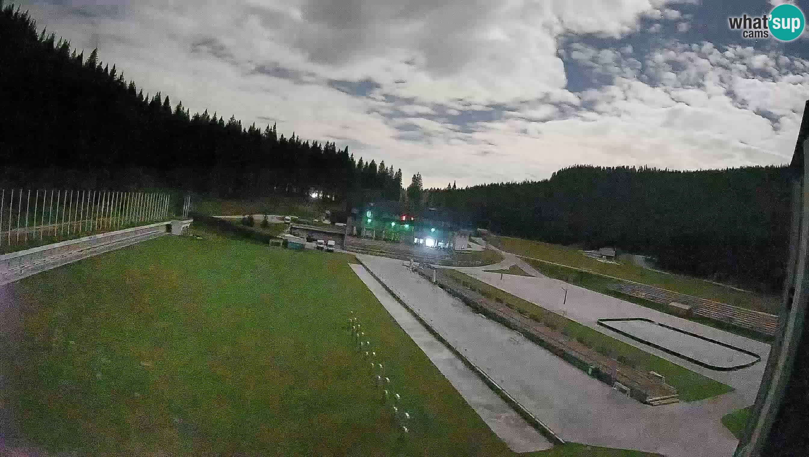 Spletna kamera Pokljuka – Biatlonski stadion Rudno Polje