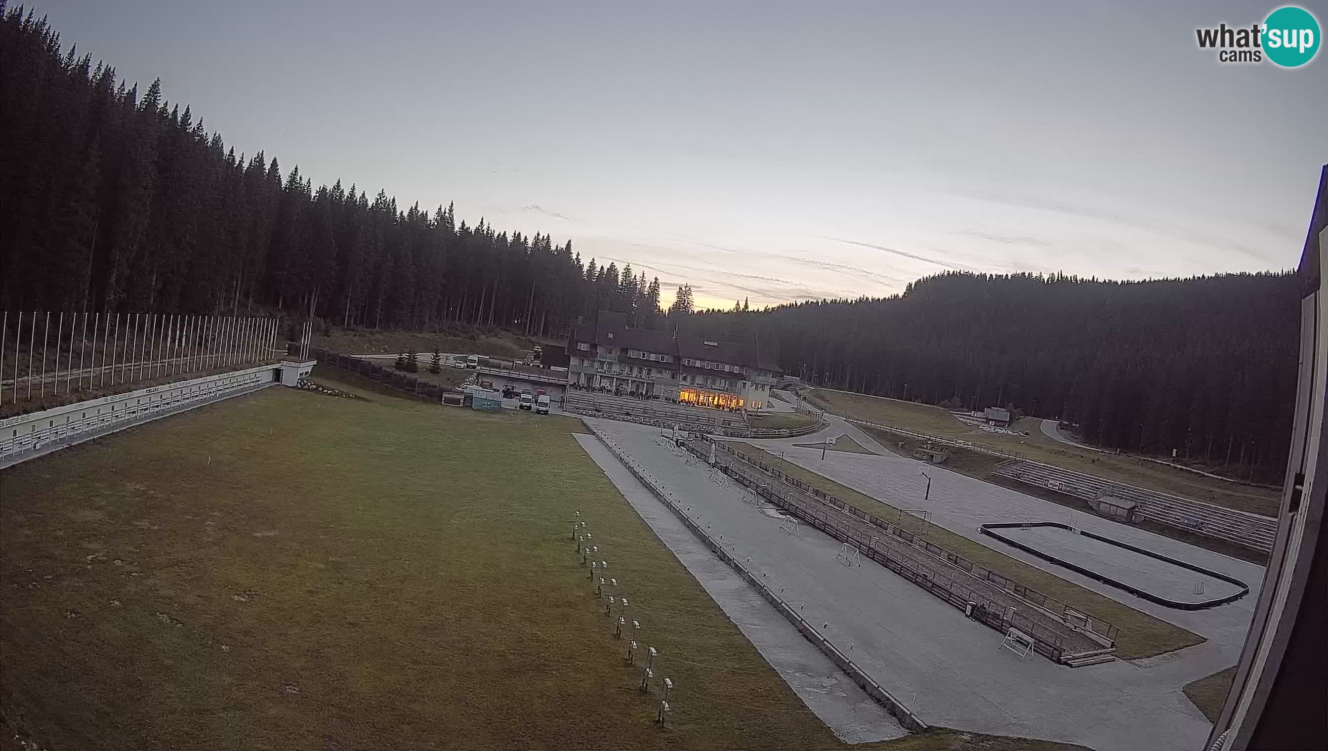 Webcam Pokljuka – Estadio de Biatlón de Rudno Polje