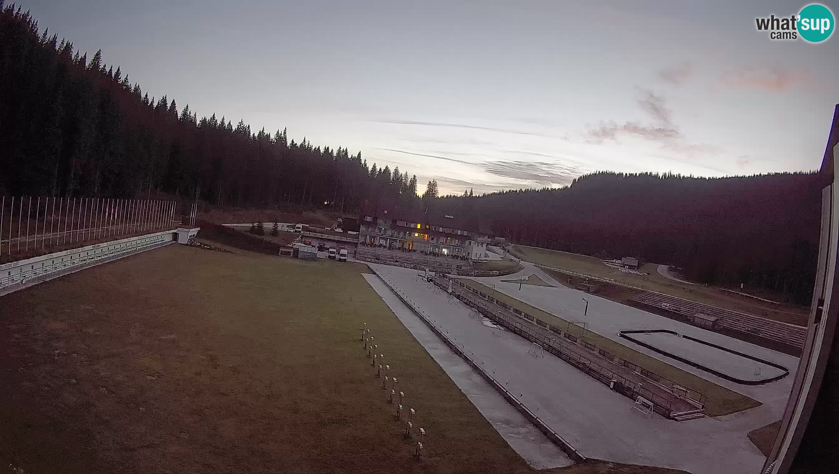 Spletna kamera Pokljuka – Biatlonski stadion Rudno Polje
