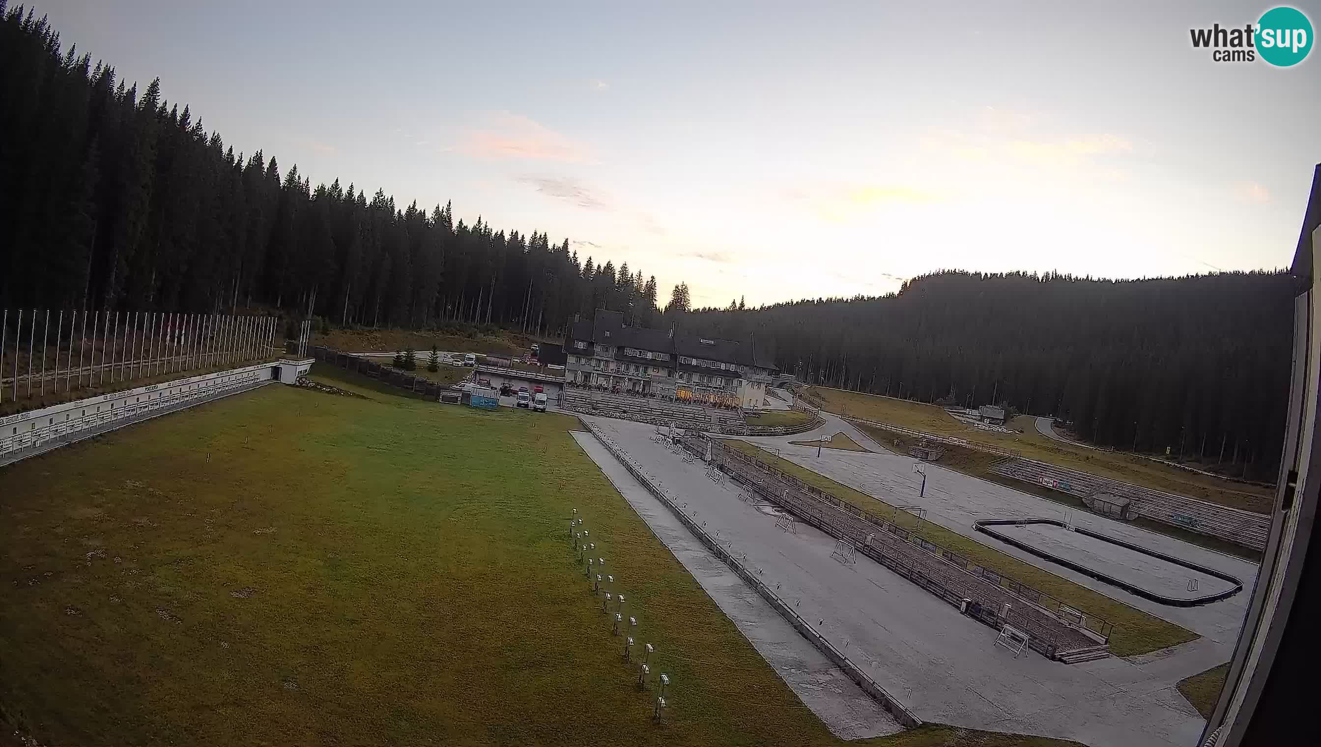 Web kamera Pokljuka – Biatlonski stadion Rudno Polje