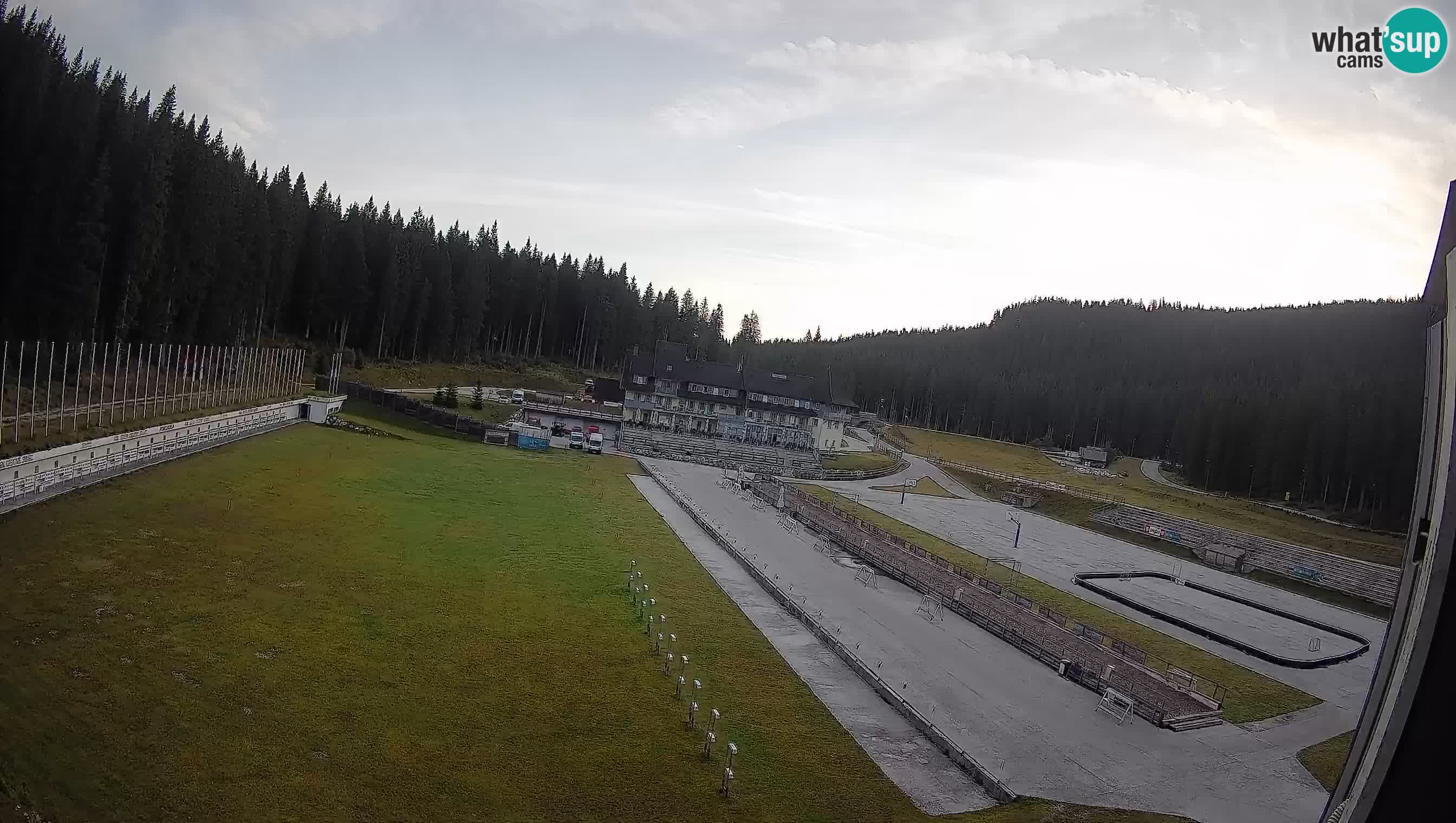 Web kamera Pokljuka – Biatlonski stadion Rudno Polje