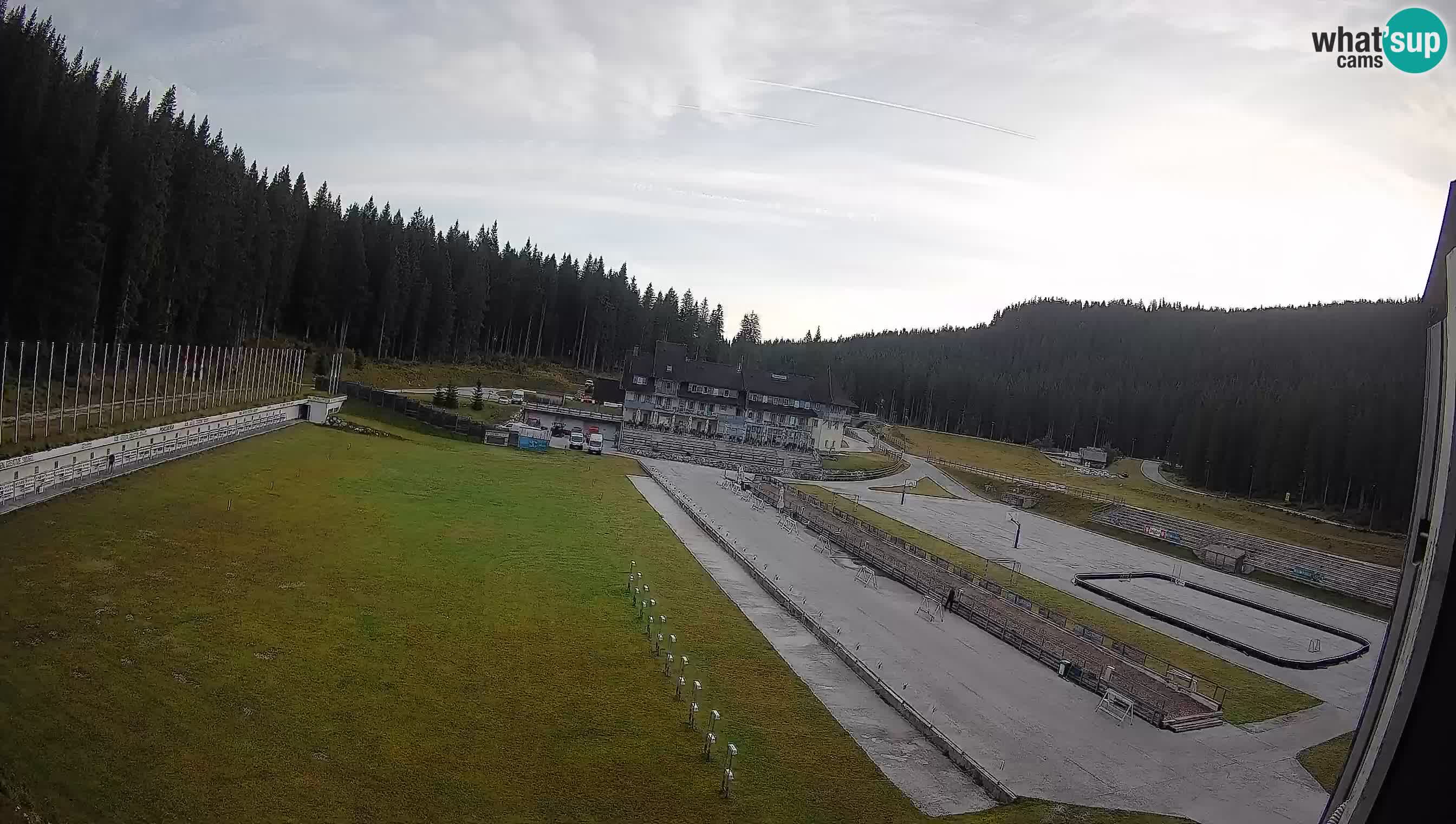 Web kamera Pokljuka – Biatlonski stadion Rudno Polje