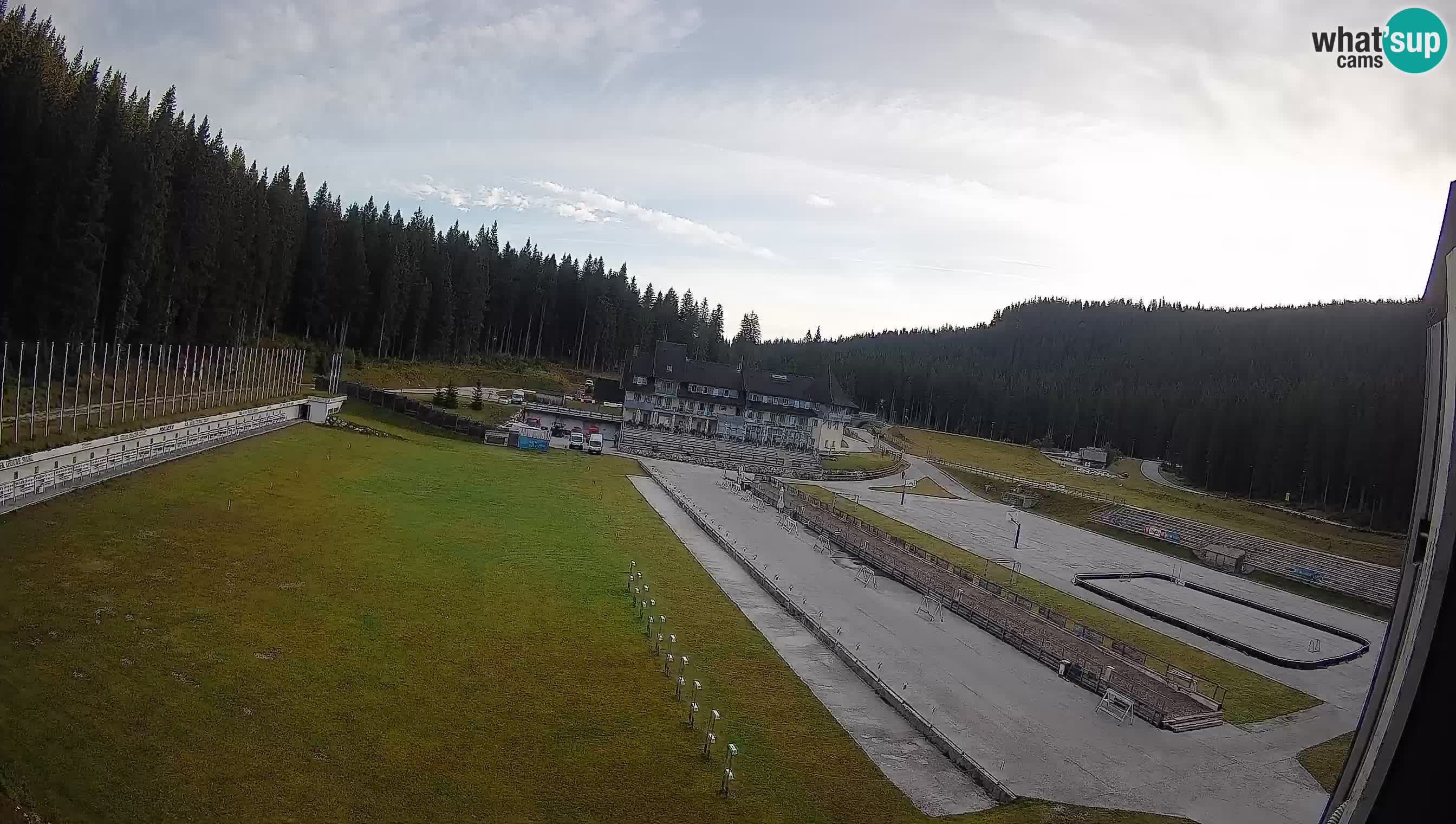 Web kamera Pokljuka – Biatlonski stadion Rudno Polje