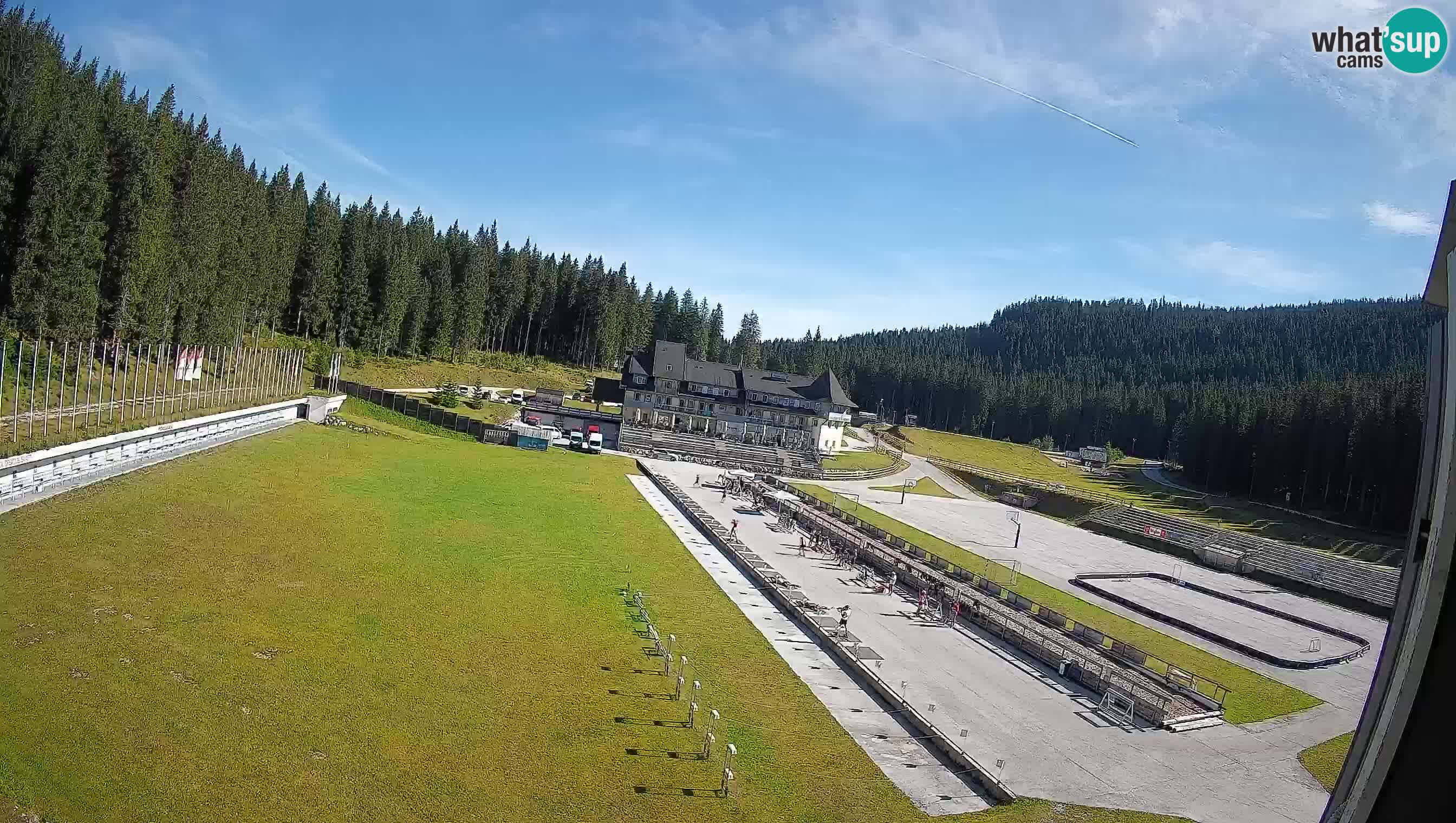 Spletna kamera Pokljuka – Biatlonski stadion Rudno Polje