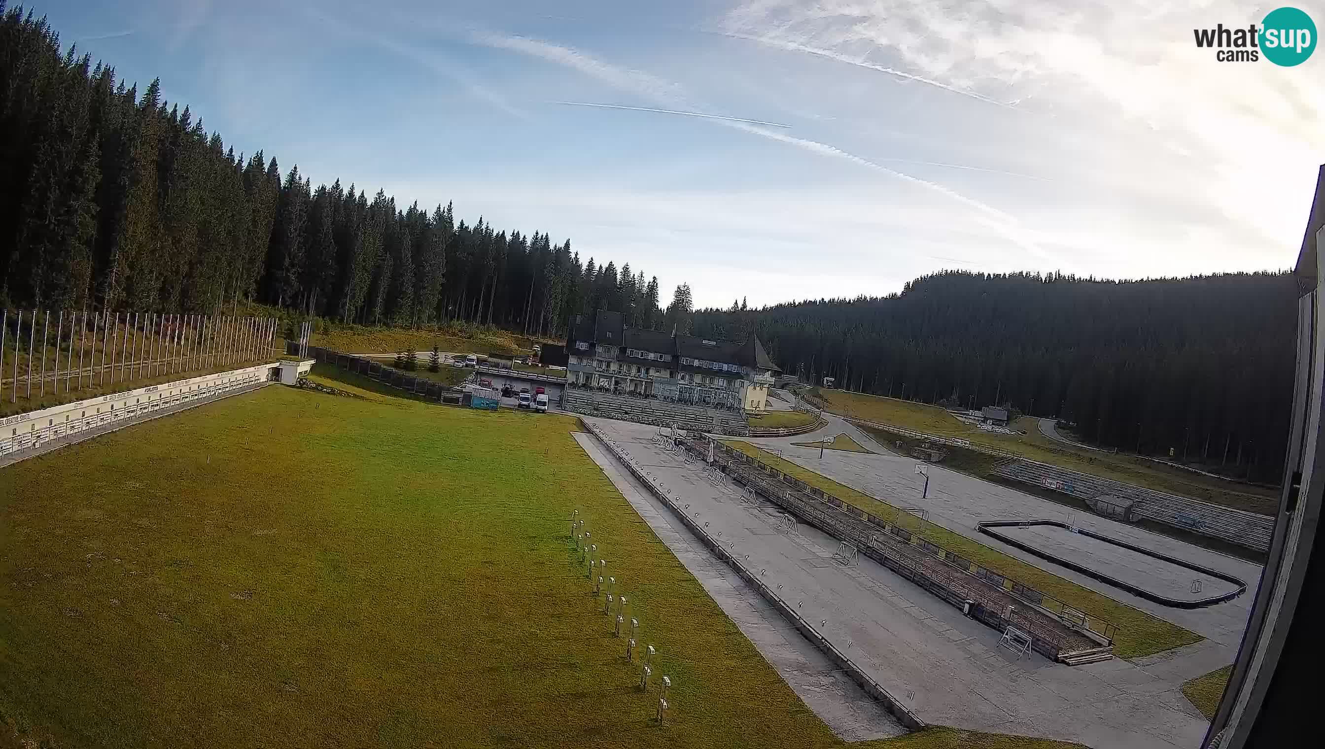 Web kamera Pokljuka – Biatlonski stadion Rudno Polje