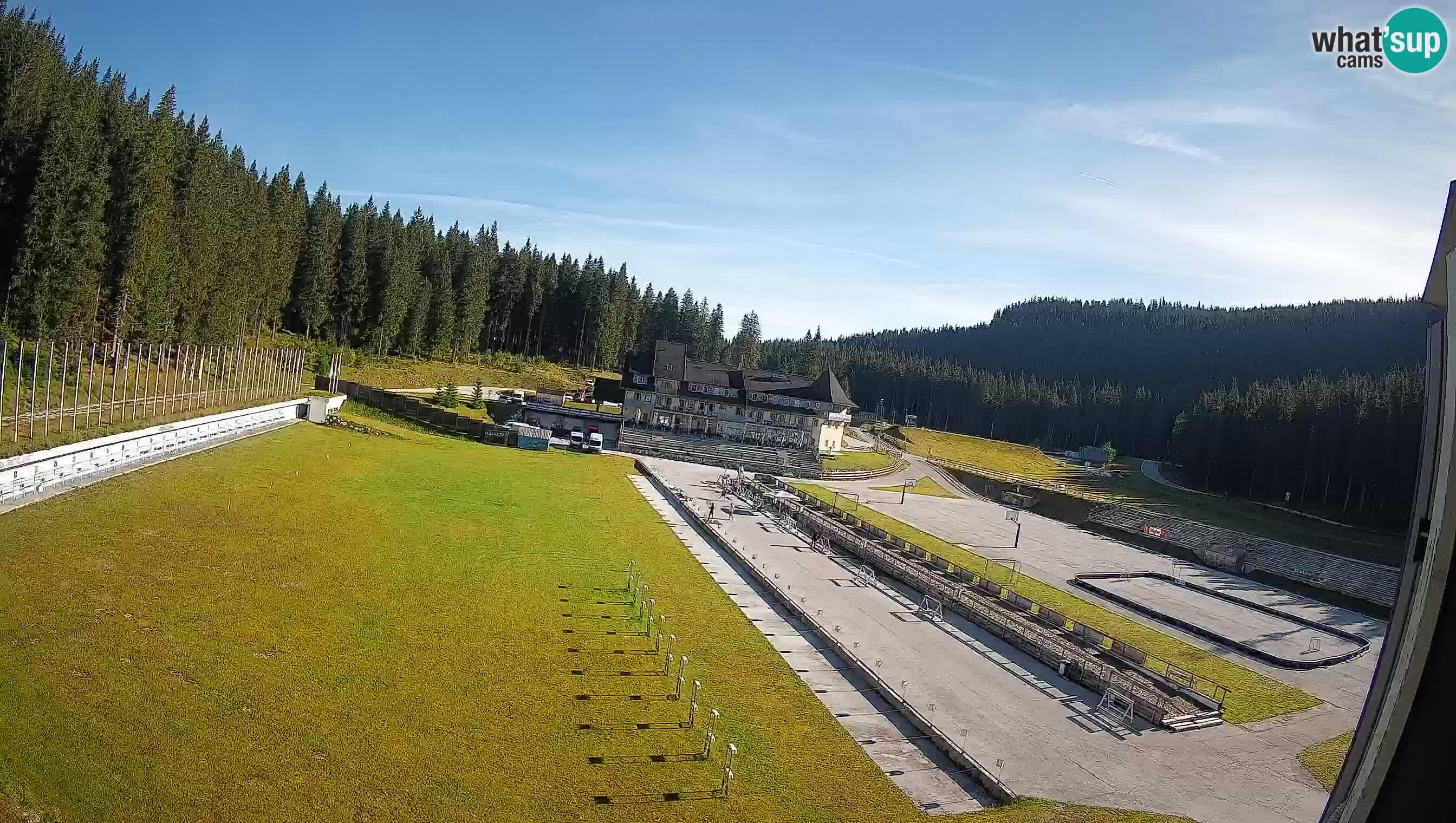 Spletna kamera Pokljuka – Biatlonski stadion Rudno Polje