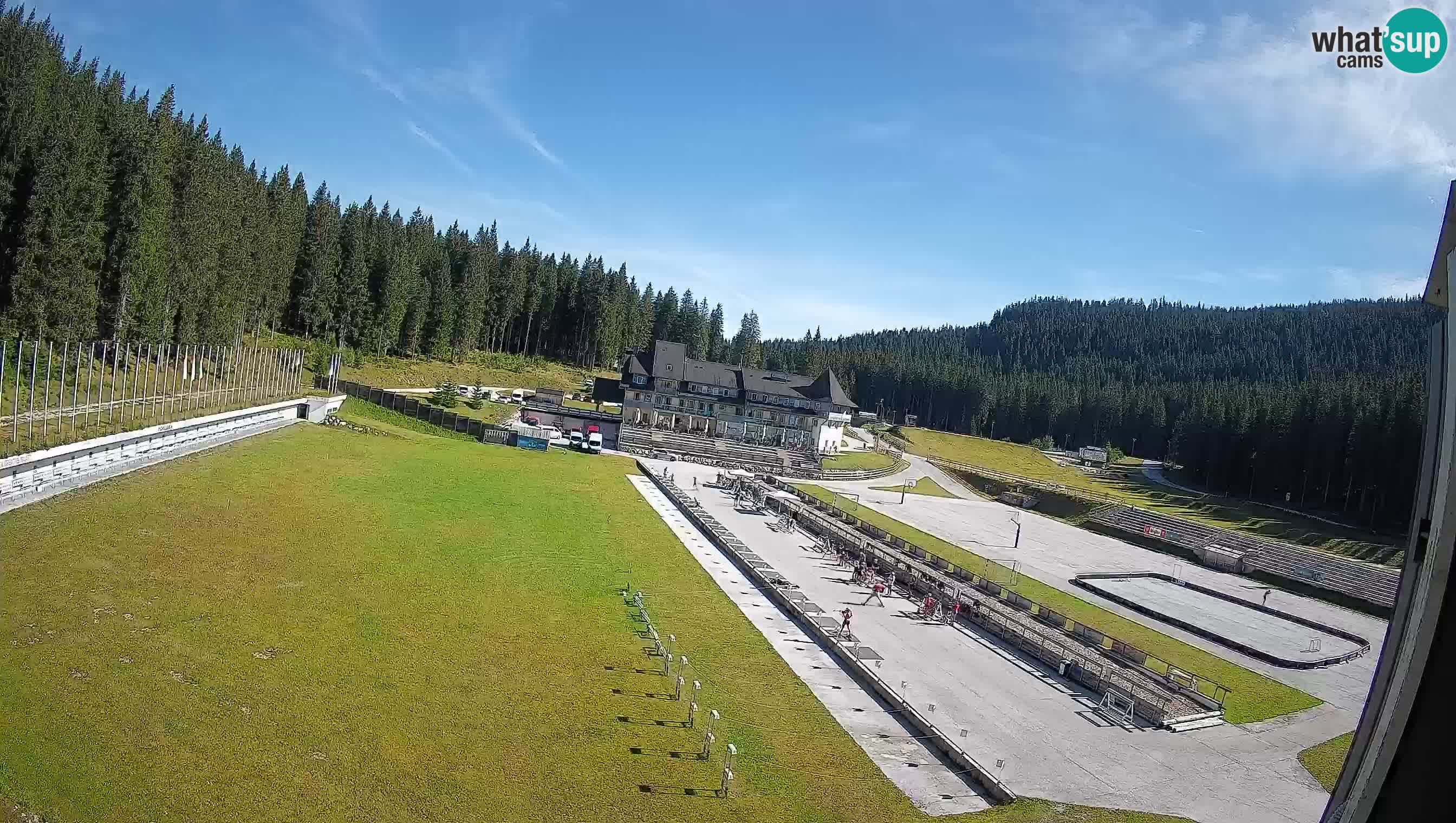 Spletna kamera Pokljuka – Biatlonski stadion Rudno Polje