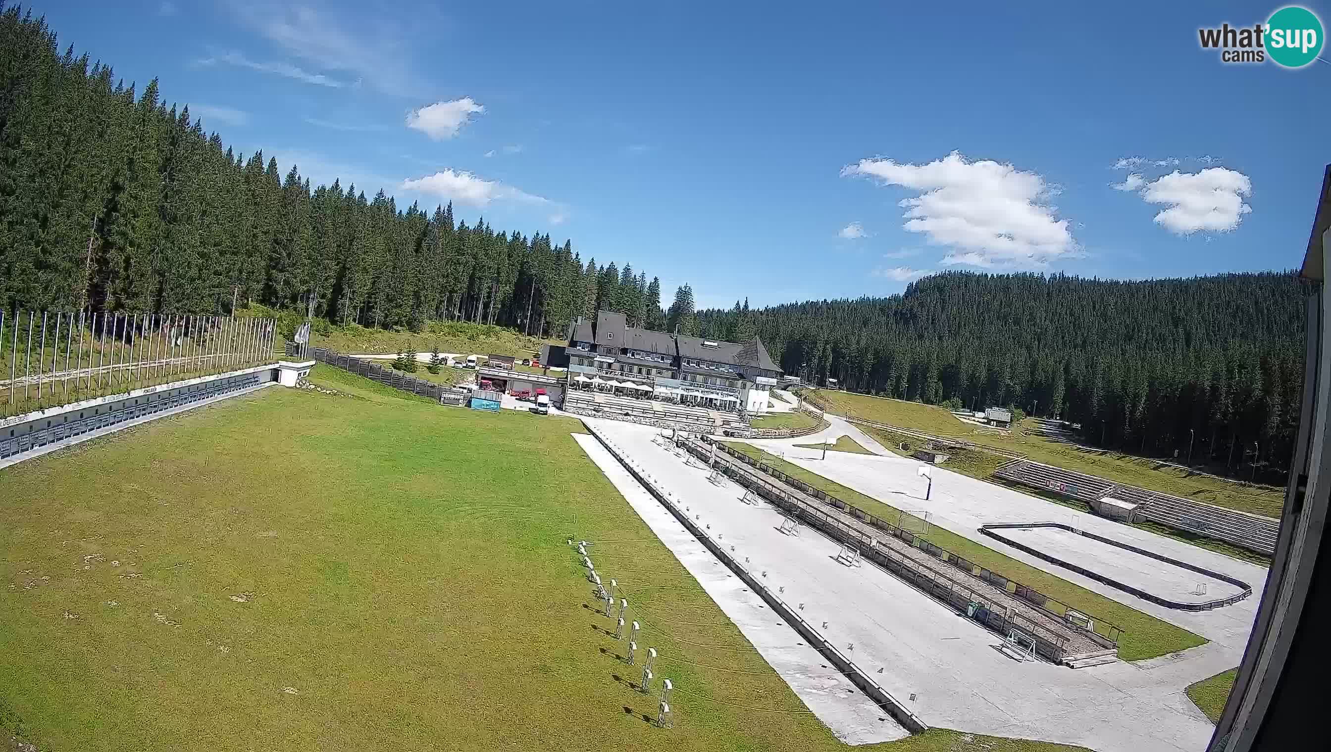 Webcam Pokljuka – Biathlon-Stadion Rudno Polje