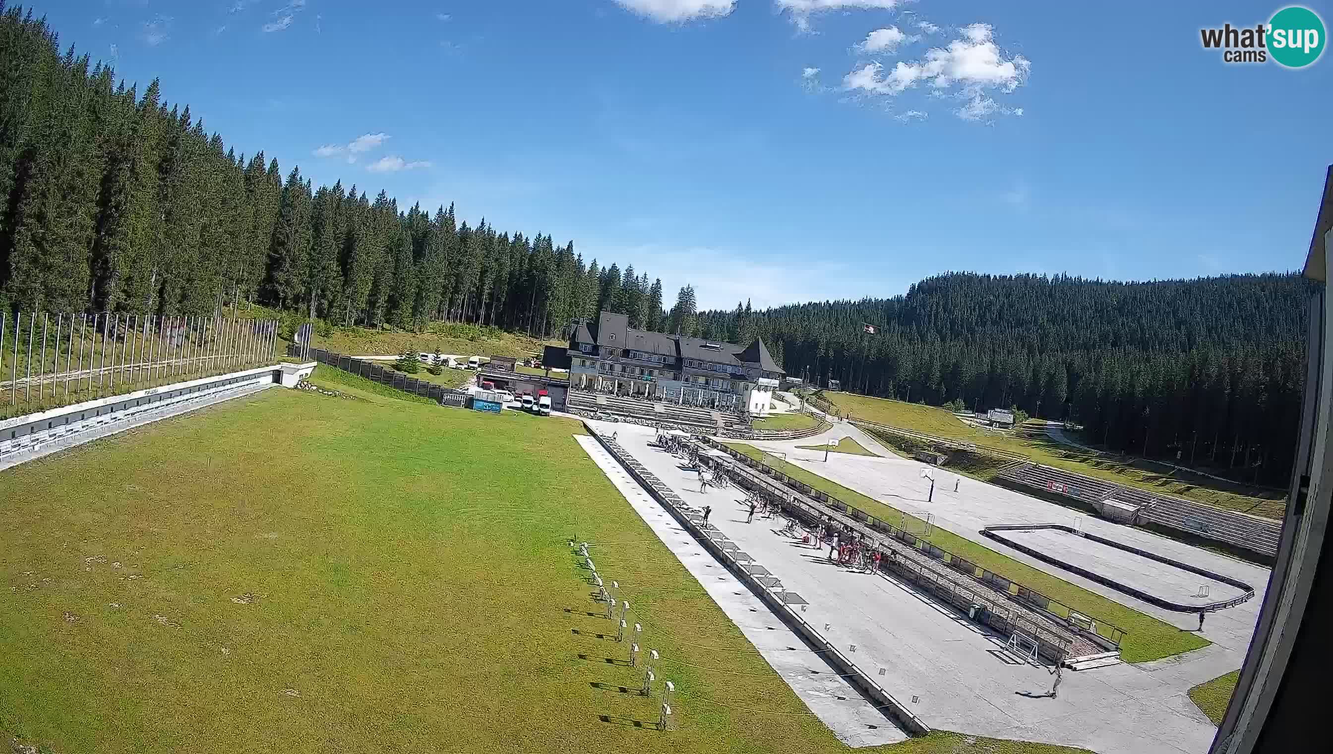 Web kamera Pokljuka – Biatlonski stadion Rudno Polje