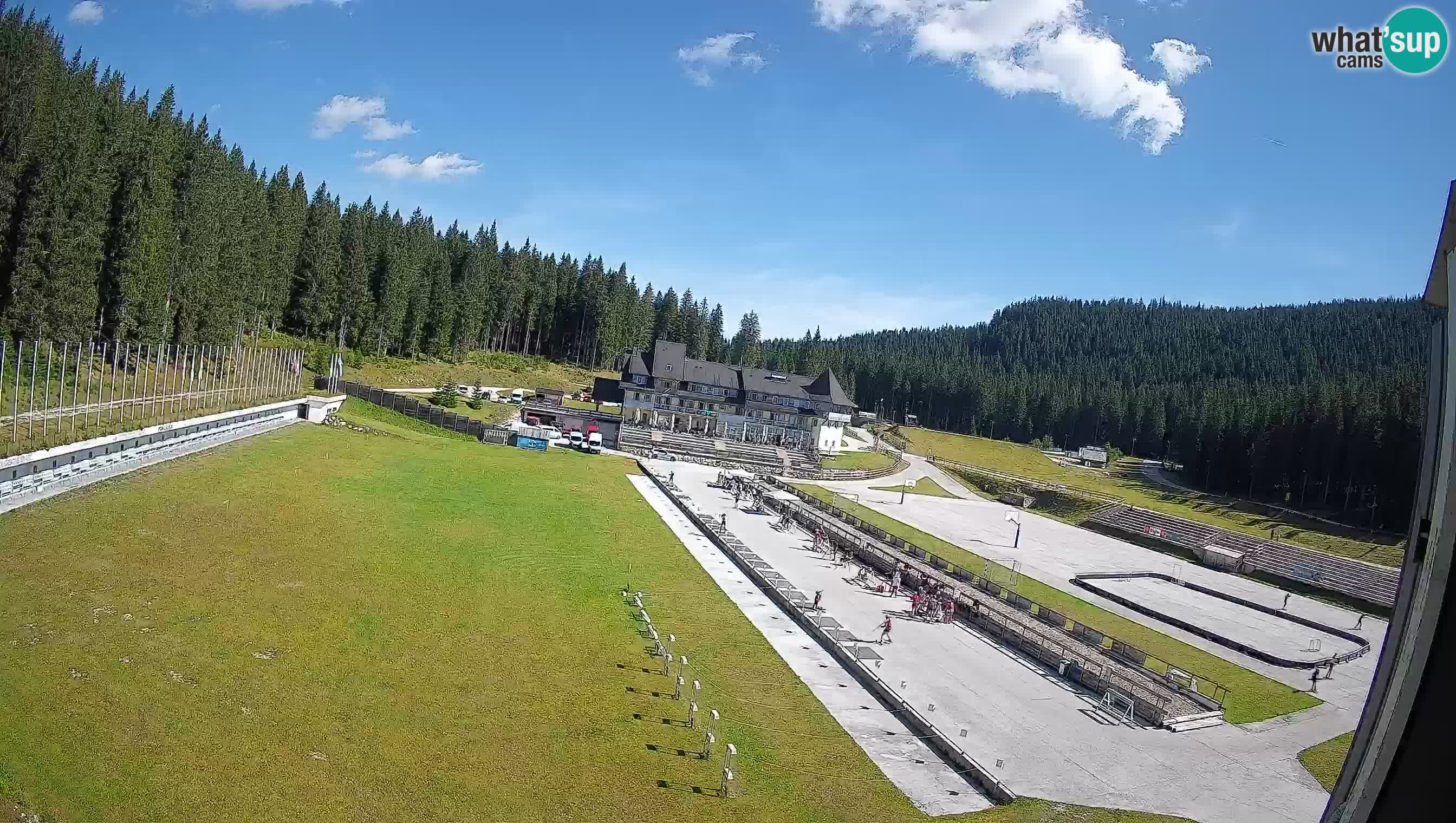 Web kamera Pokljuka – Biatlonski stadion Rudno Polje