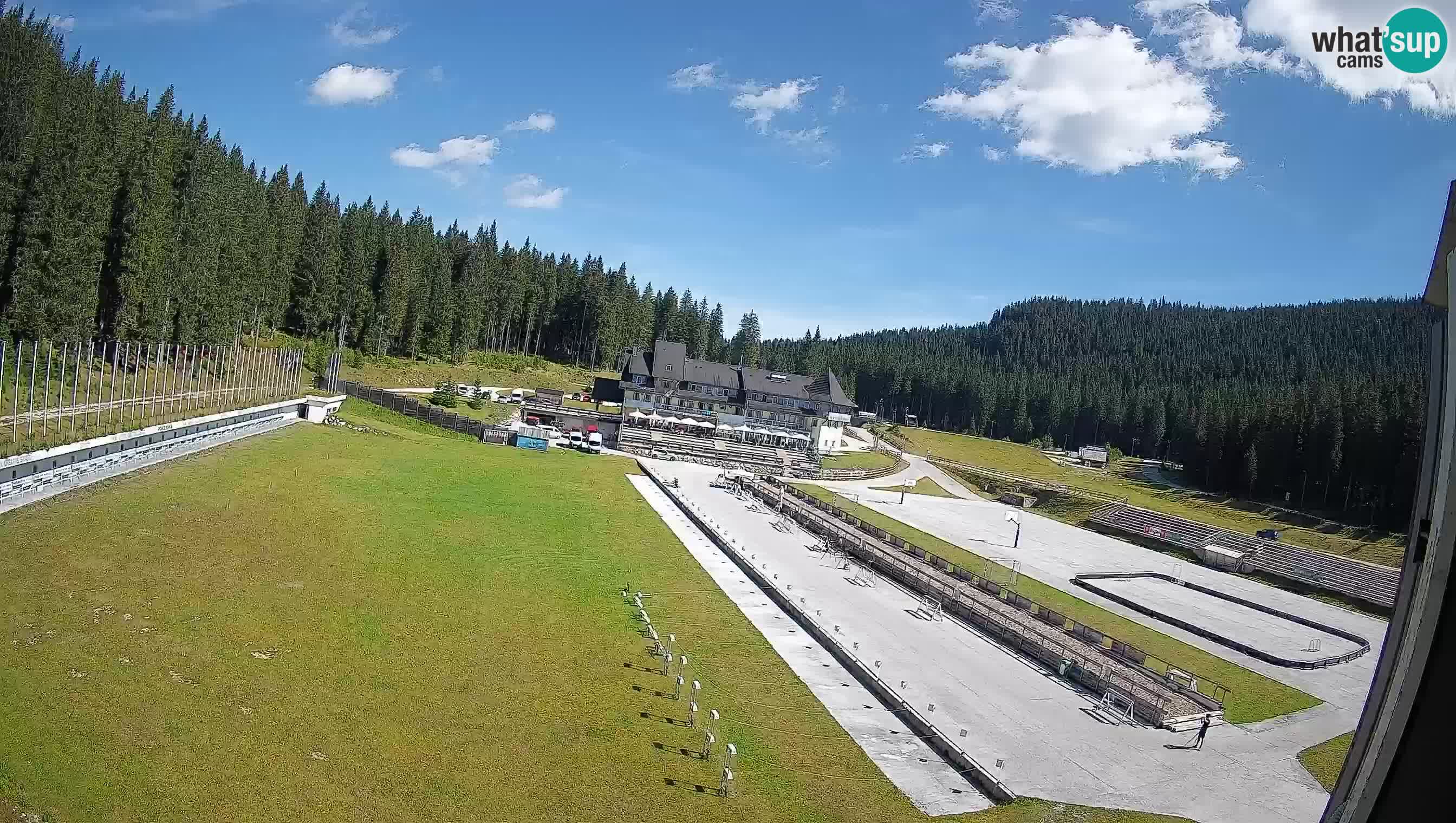 Web kamera Pokljuka – Biatlonski stadion Rudno Polje
