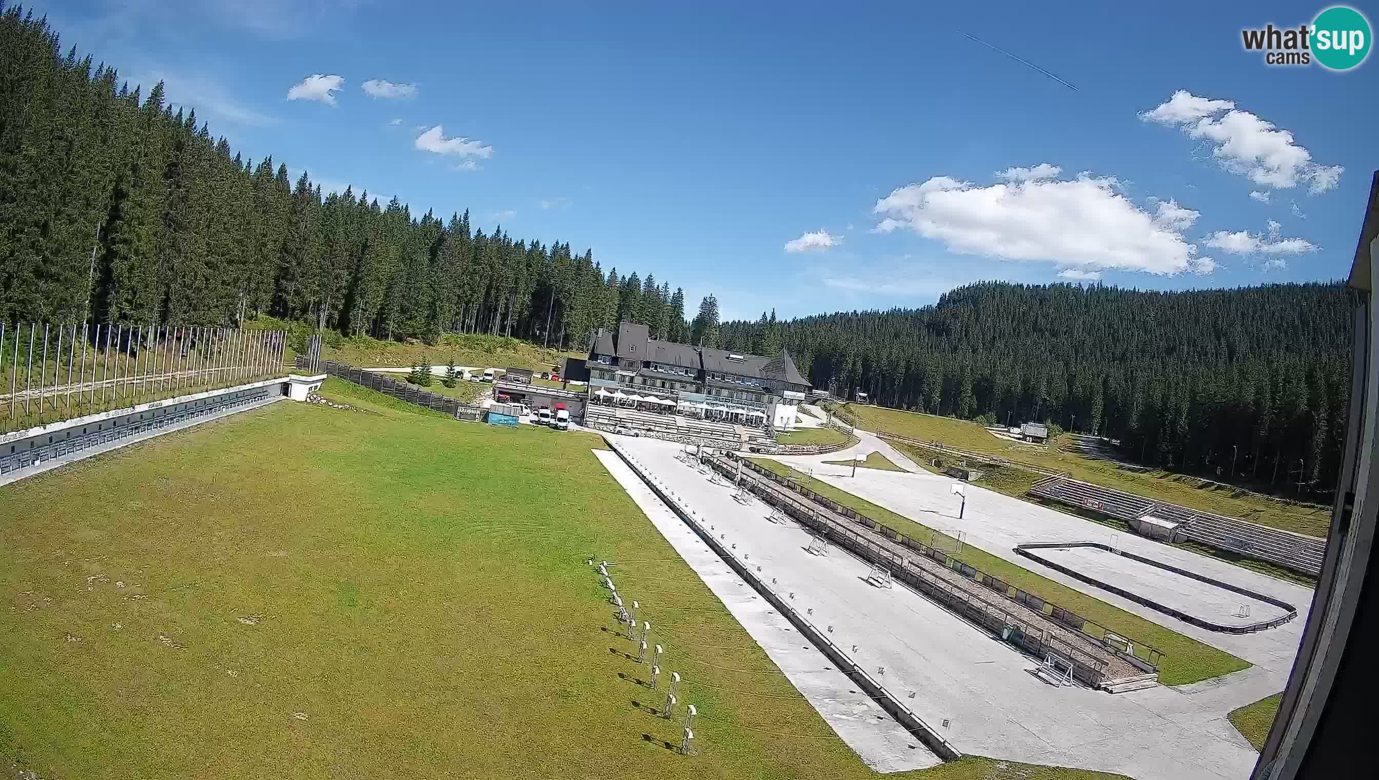 Web kamera Pokljuka – Biatlonski stadion Rudno Polje