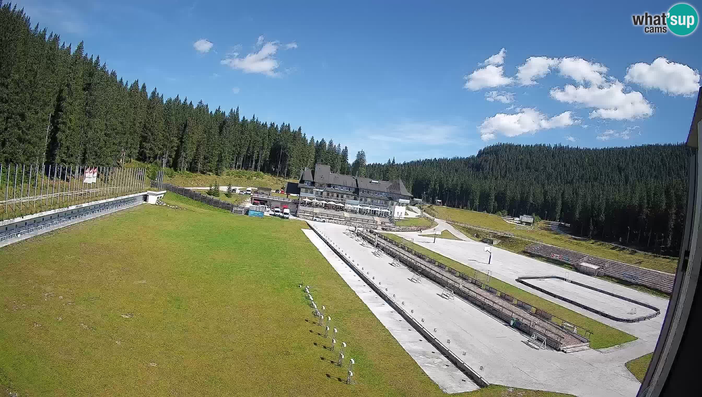 Web kamera Pokljuka – Biatlonski stadion Rudno Polje