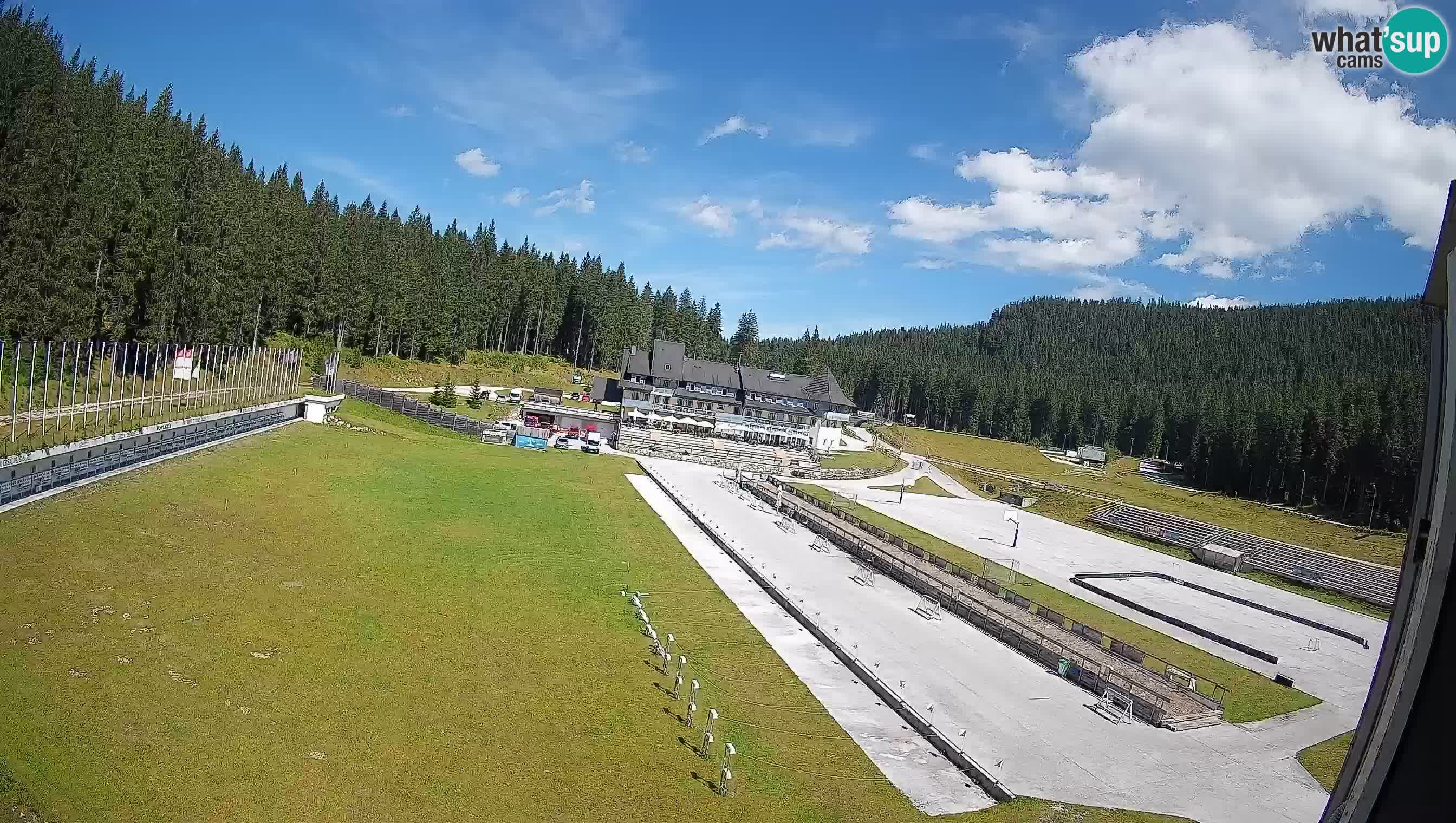 Webcam Pokljuka – Stade de biathlon de Rudno Polje