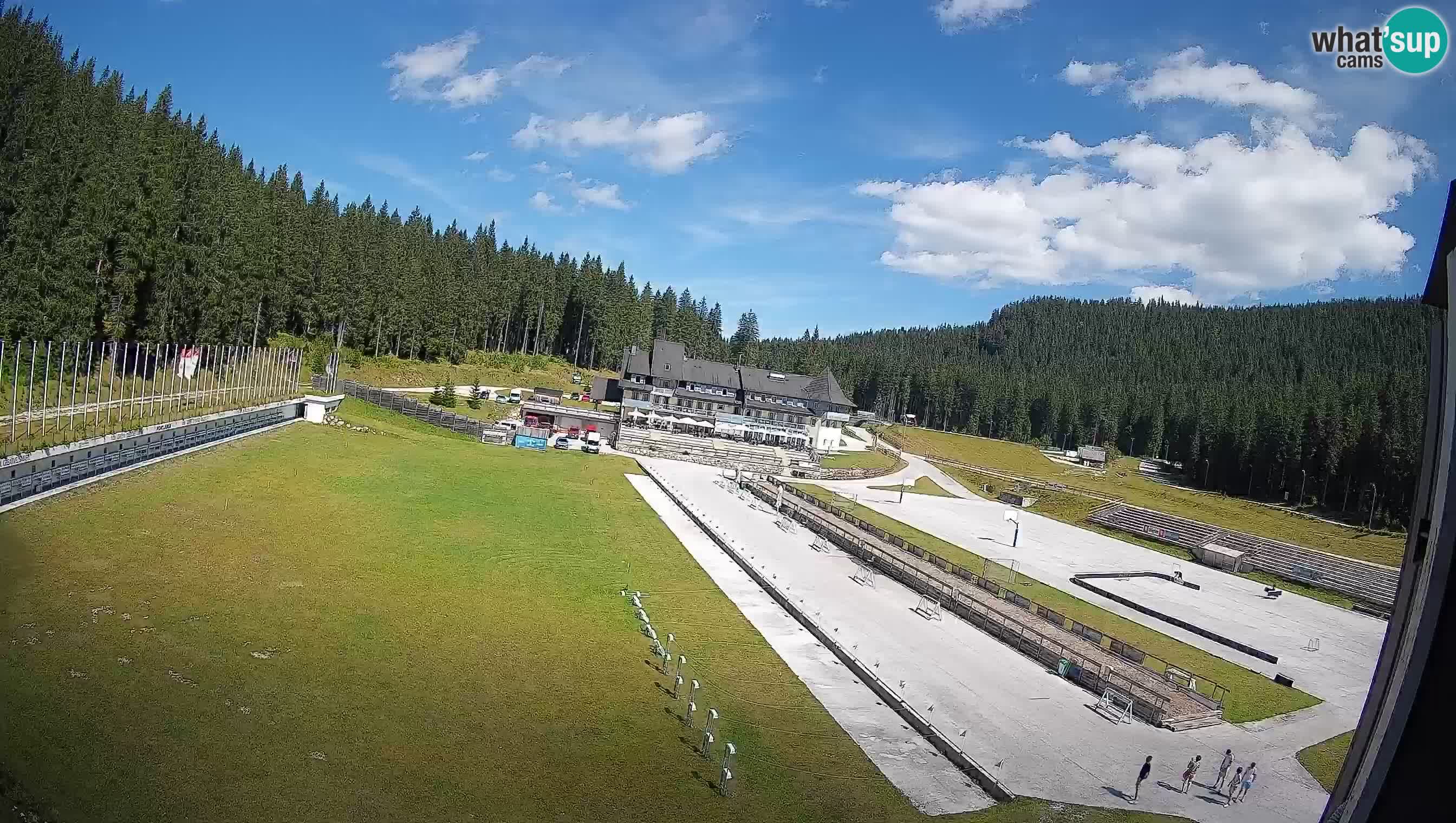 Web kamera Pokljuka – Biatlonski stadion Rudno Polje
