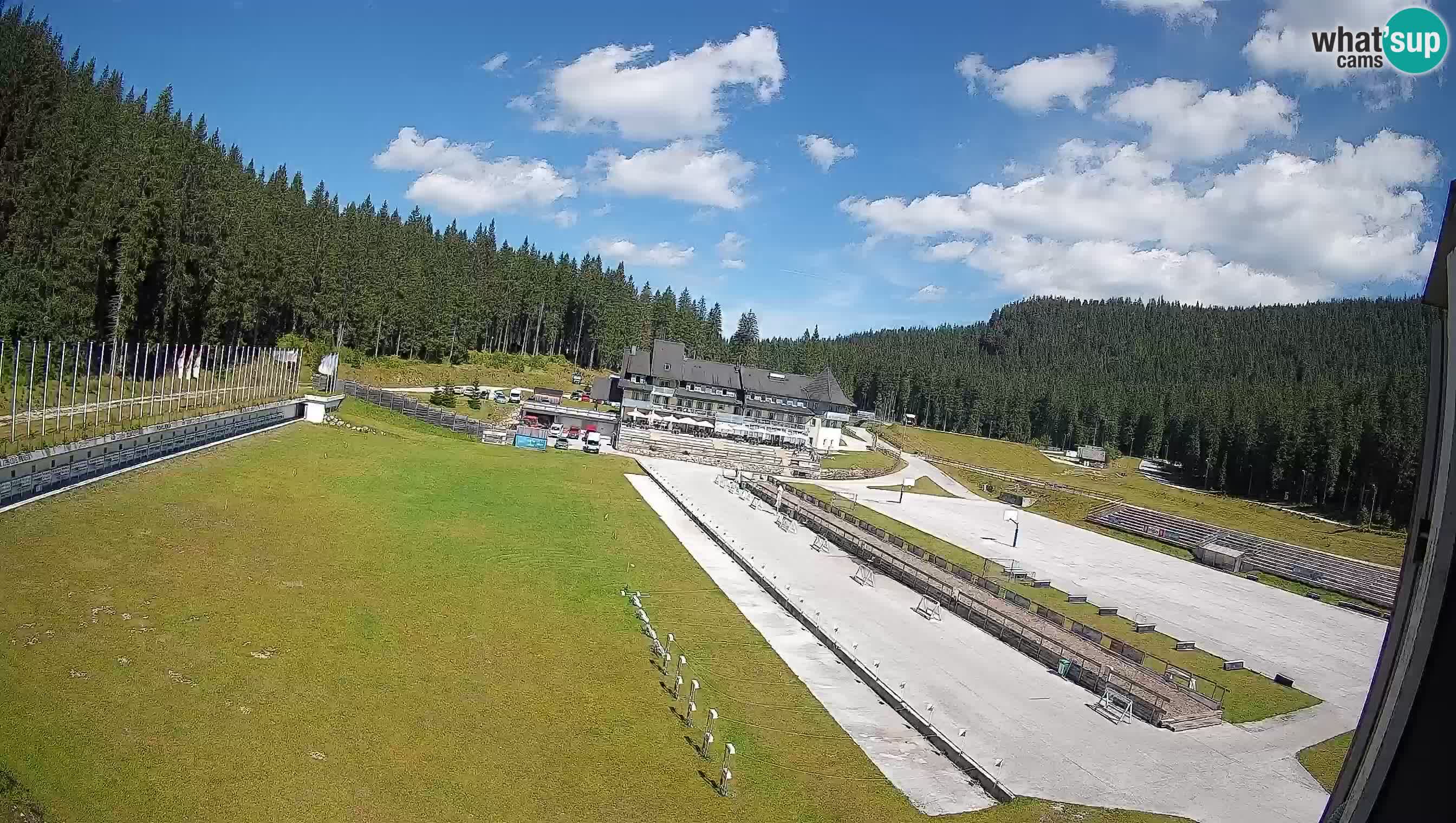 Web kamera Pokljuka – Biatlonski stadion Rudno Polje