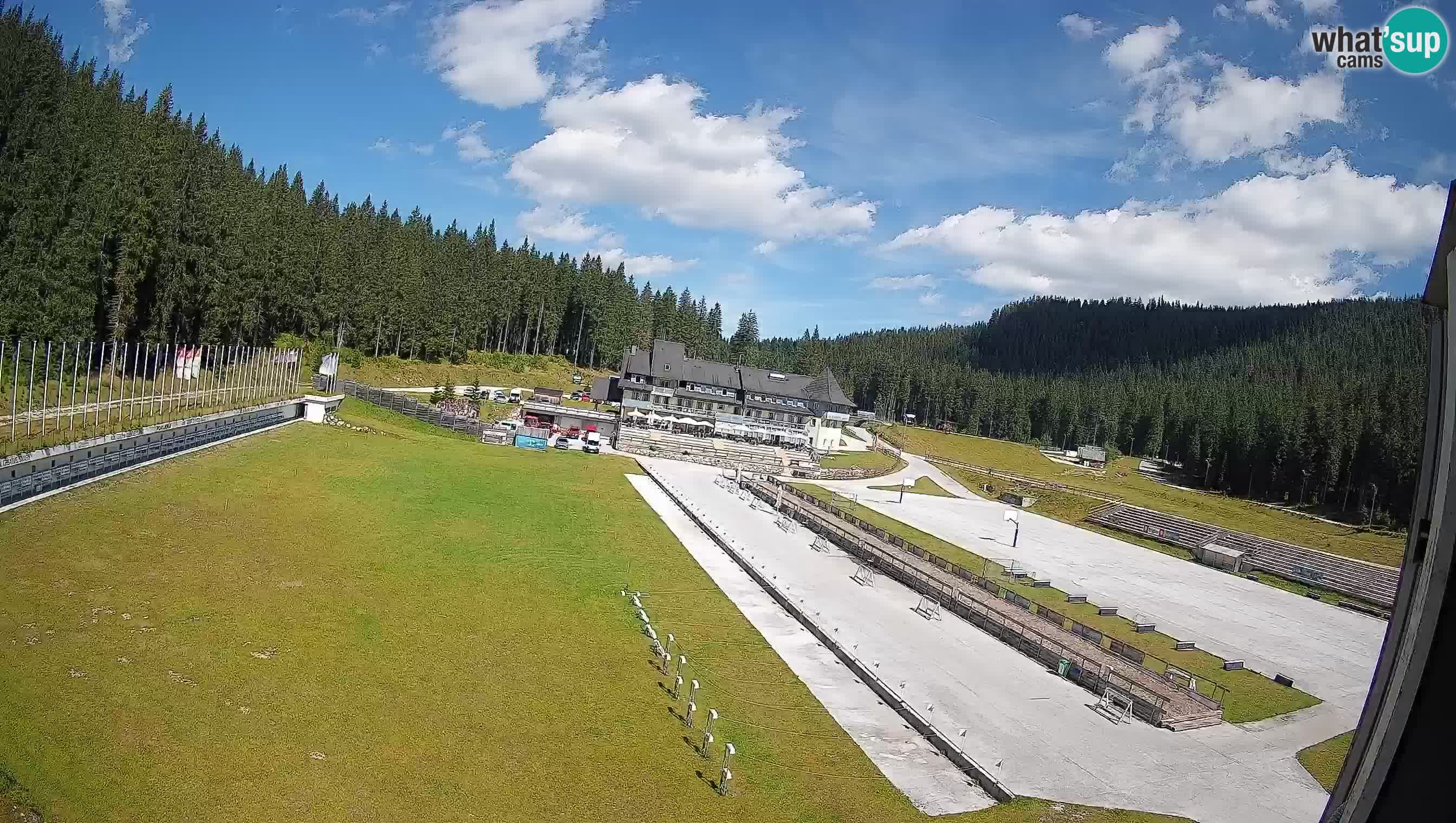 Webcam Pokljuka – Stade de biathlon de Rudno Polje