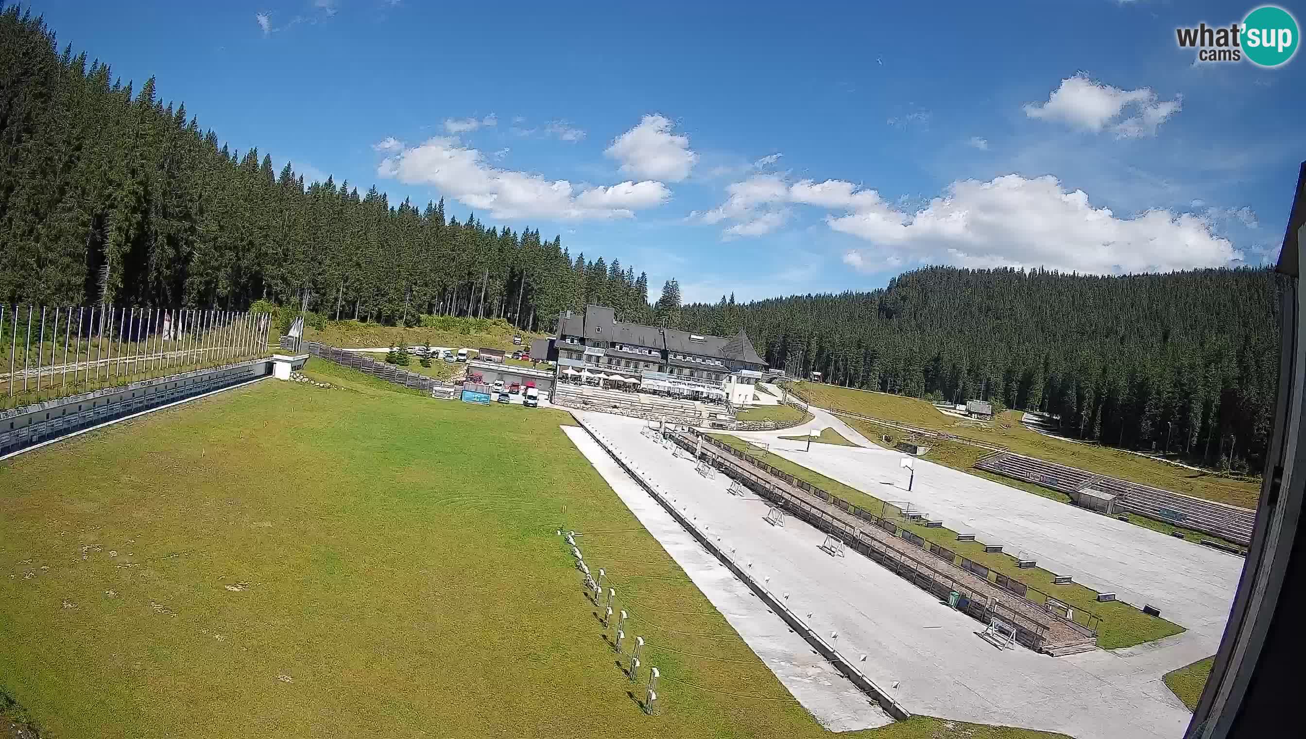Webcam Pokljuka – Estadio de Biatlón de Rudno Polje