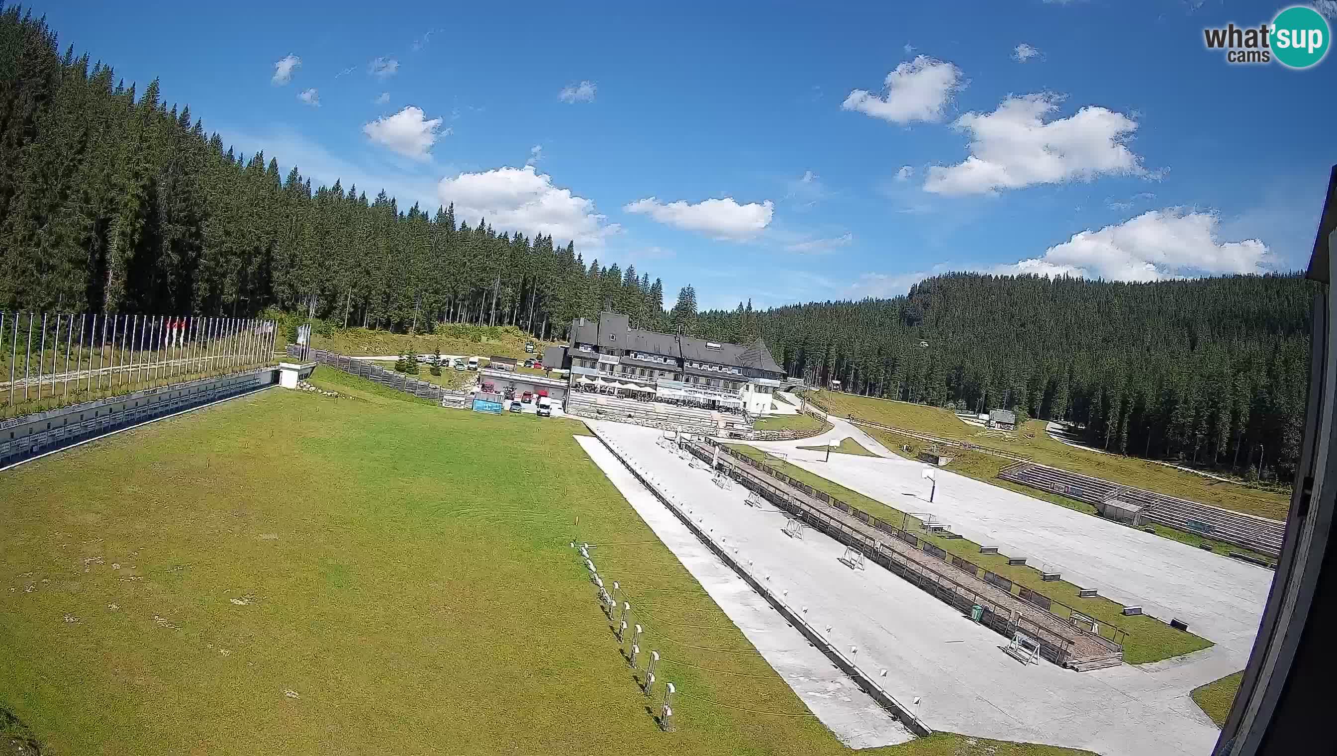 Webcam Pokljuka – Biathlon-Stadion Rudno Polje