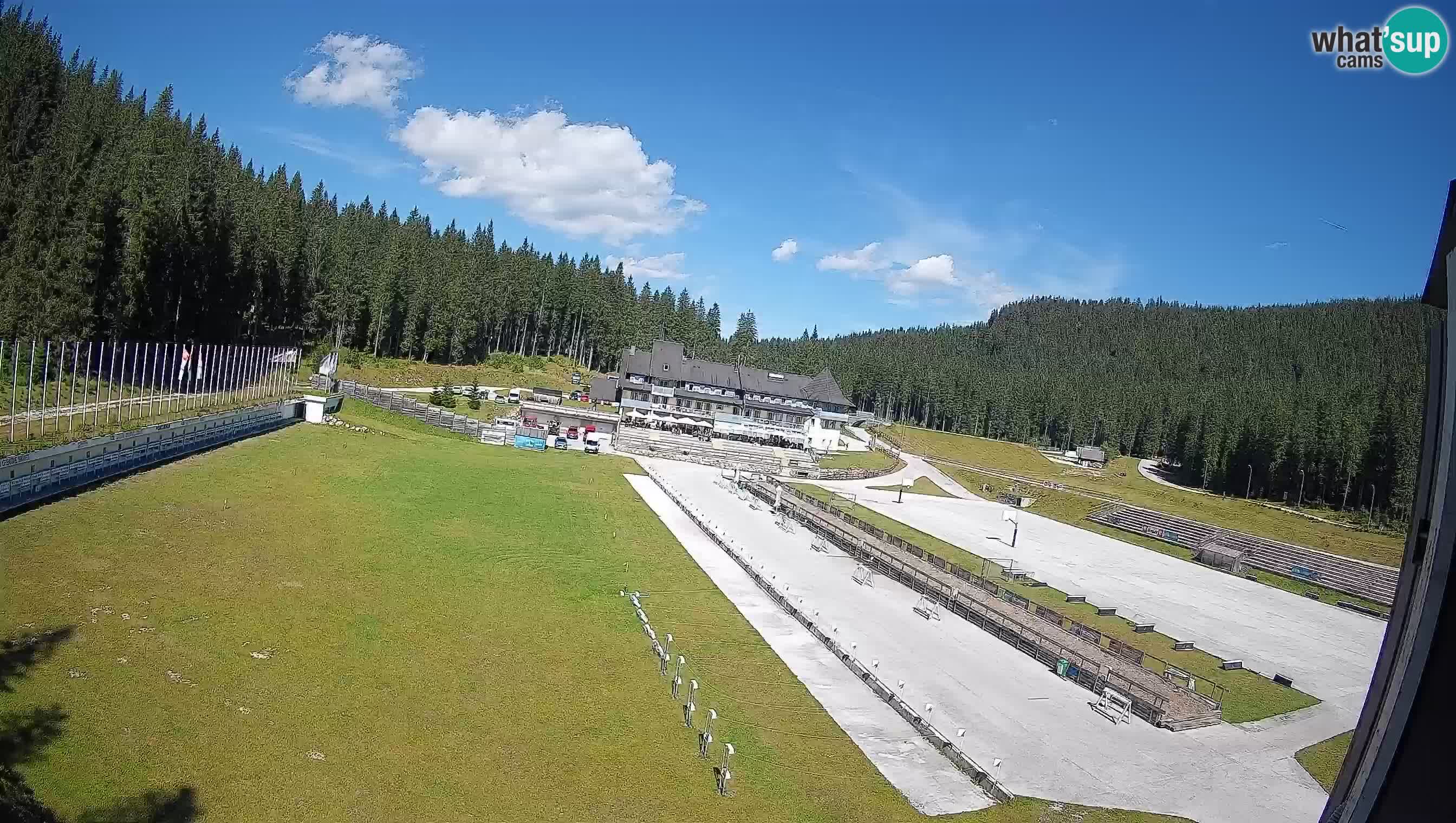 Webcam Pokljuka – Estadio de Biatlón de Rudno Polje